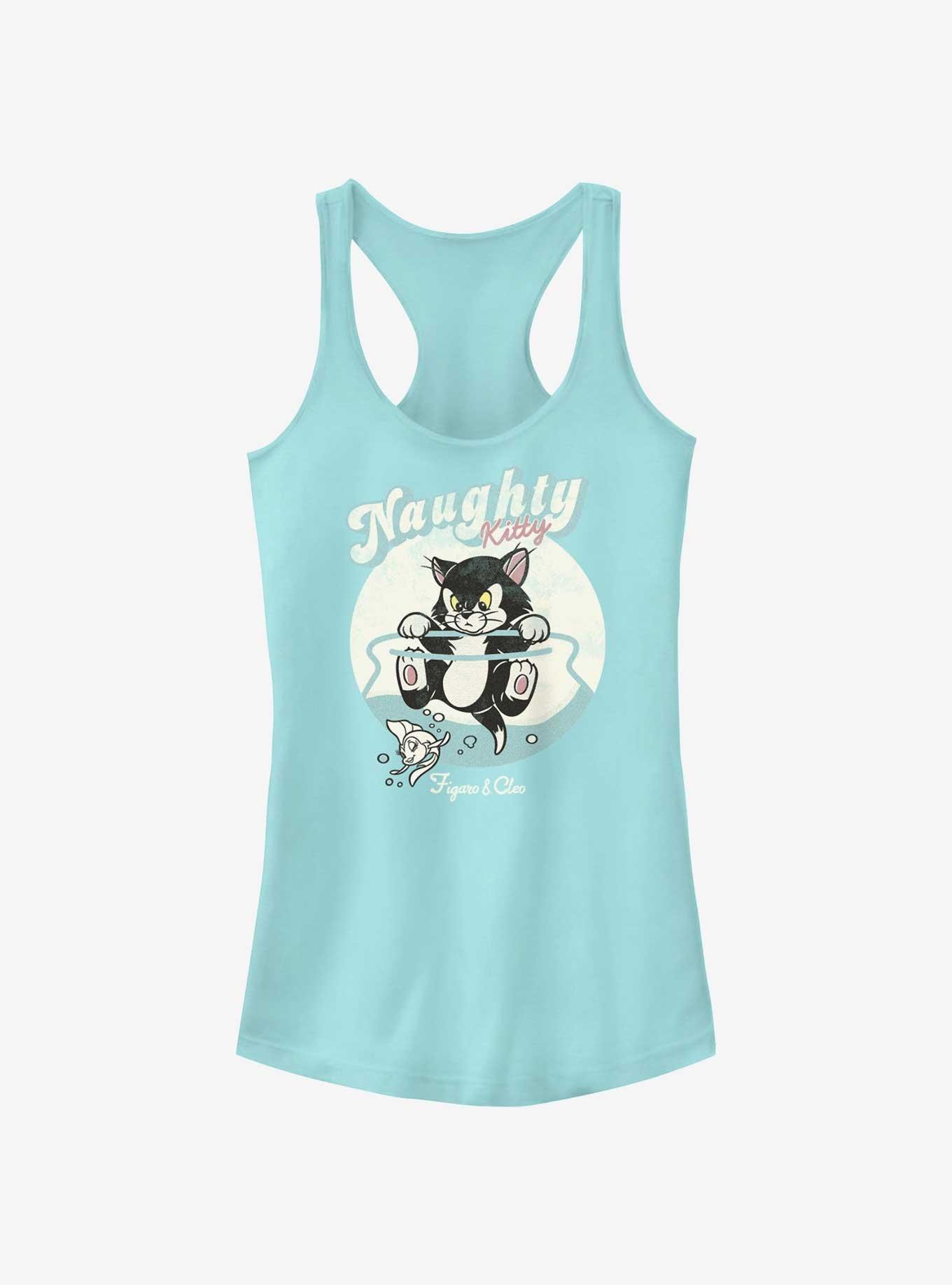 Disney Pinocchio Naughty Figaro & Cleo Girls Tank, , hi-res