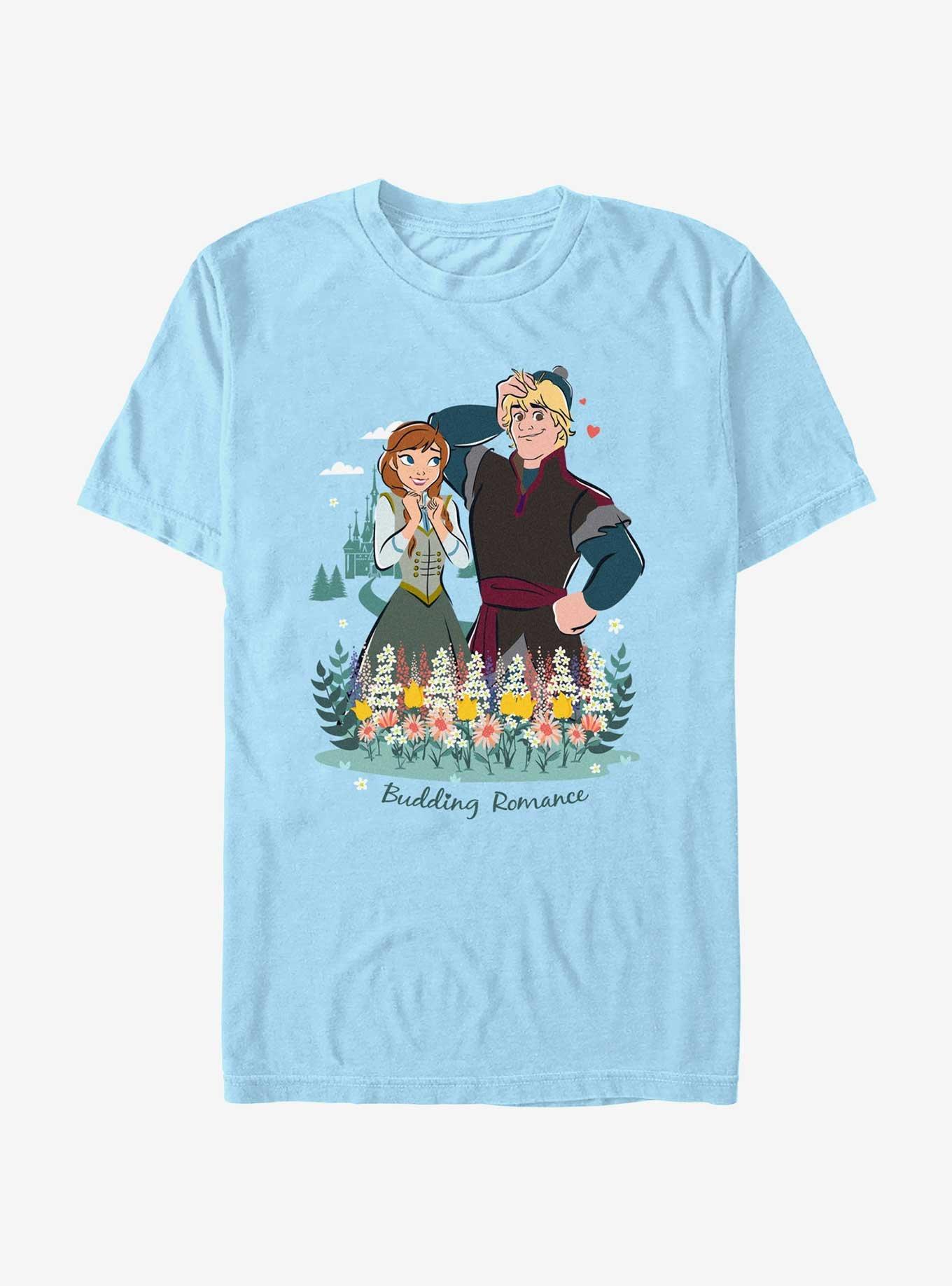 Disney Frozen Budding Romance T-Shirt, LT BLUE, hi-res
