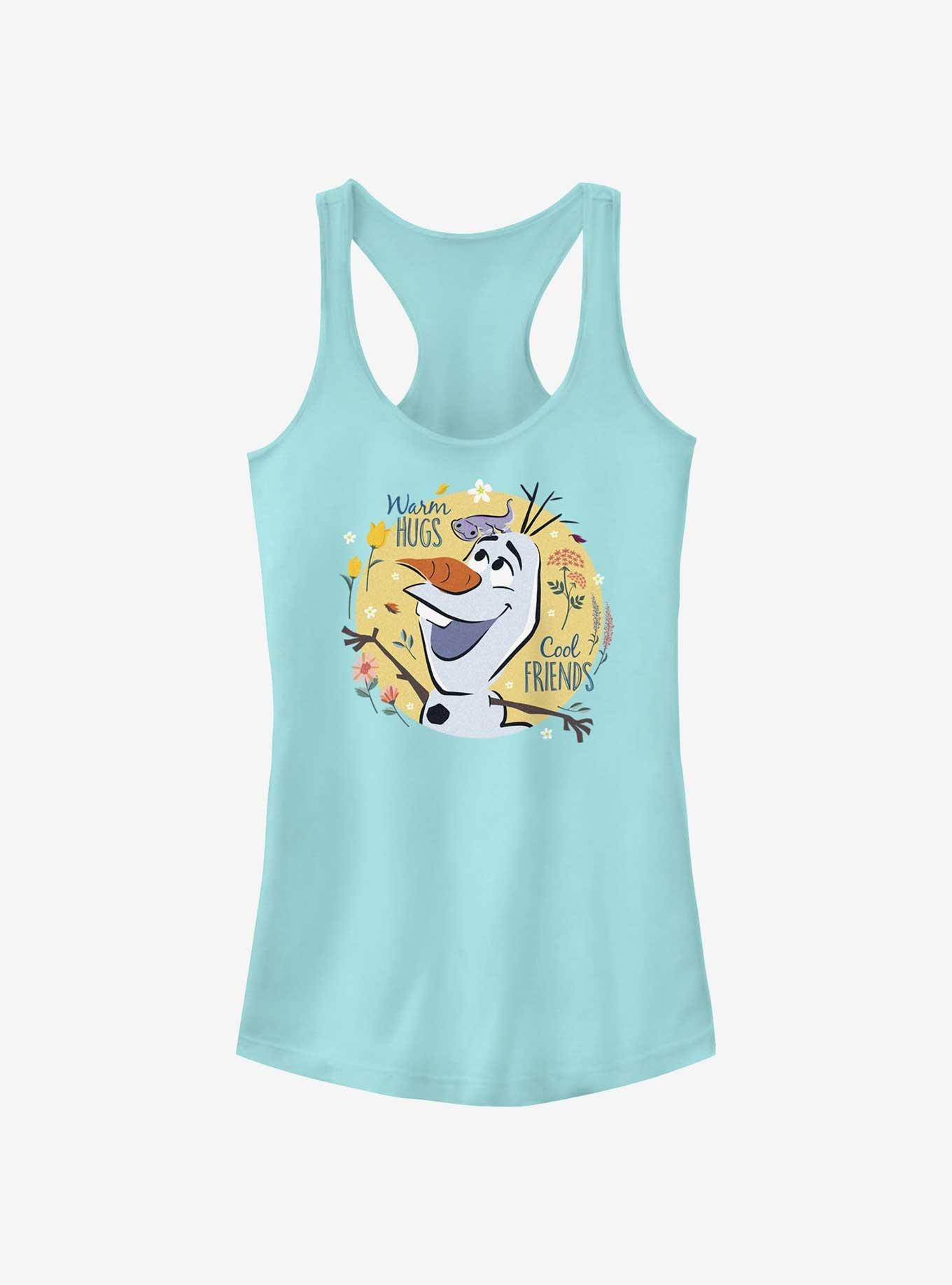 Disney Frozen 2 Warm Hugs Cool Friends Olaf Girls Tank, CANCUN, hi-res