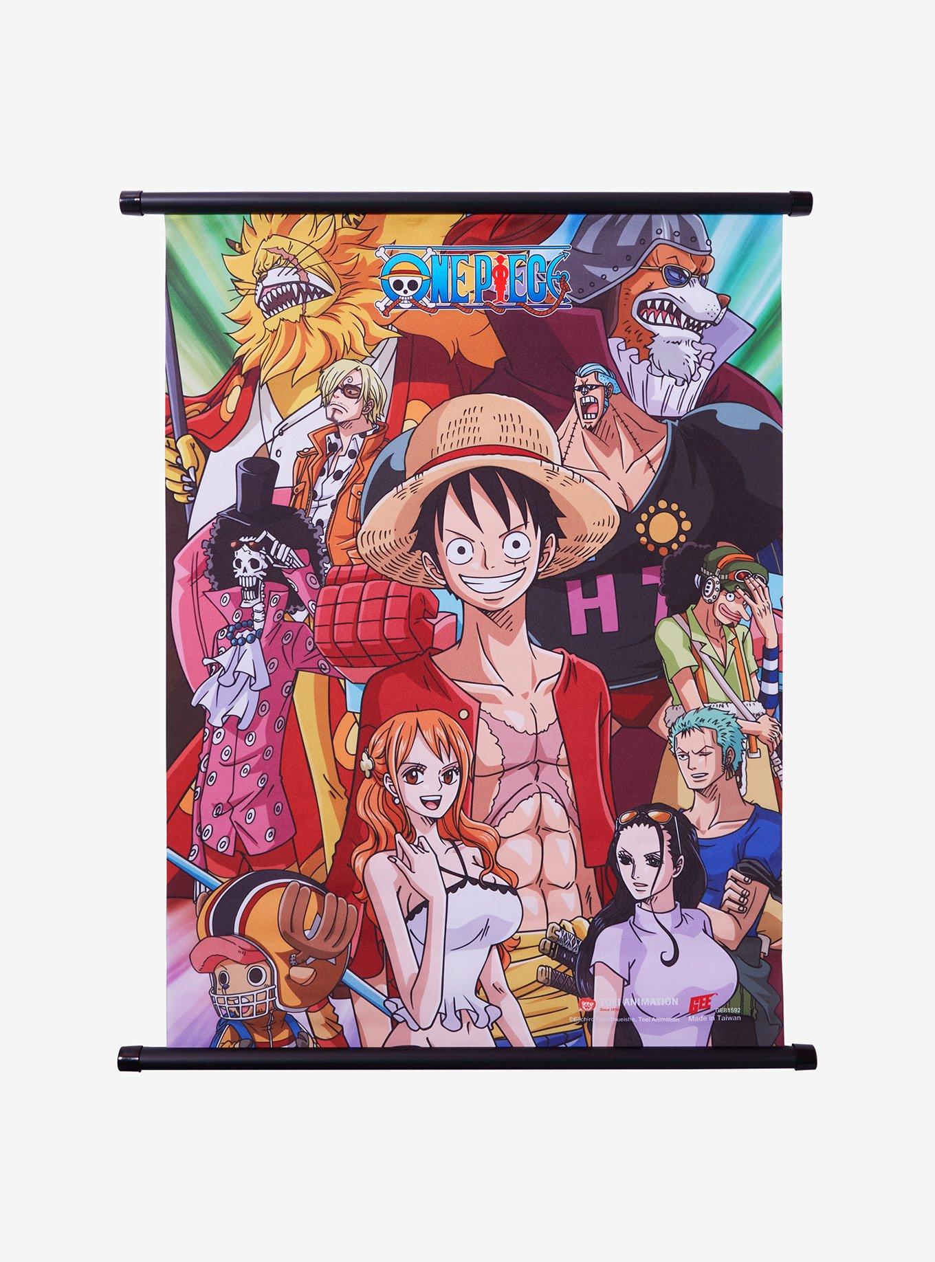 One Piece Zou Nekomamushi & Inuarashi Wall Scroll, , hi-res