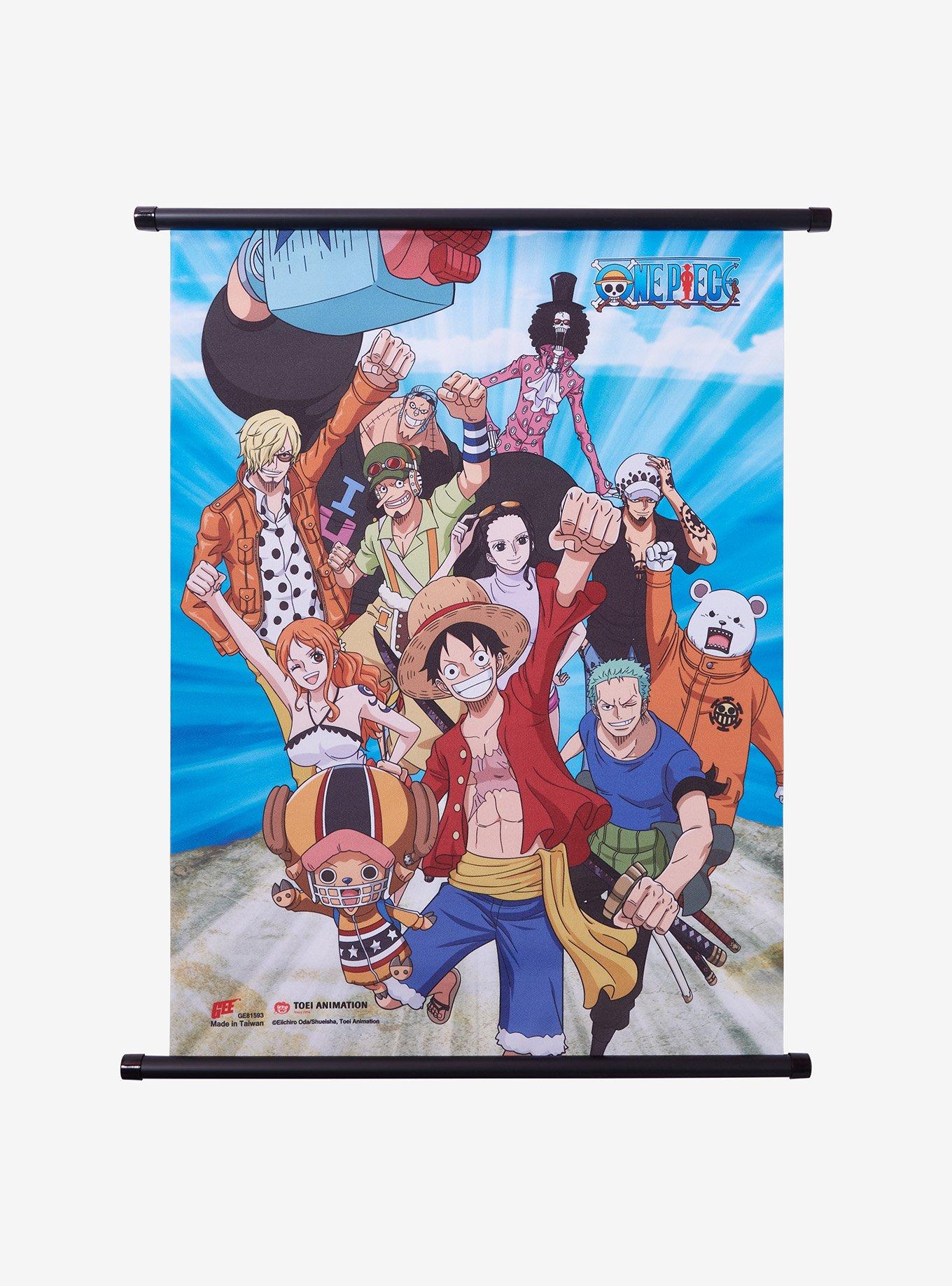 One Piece Zou Arc Group Wall Scroll, , hi-res