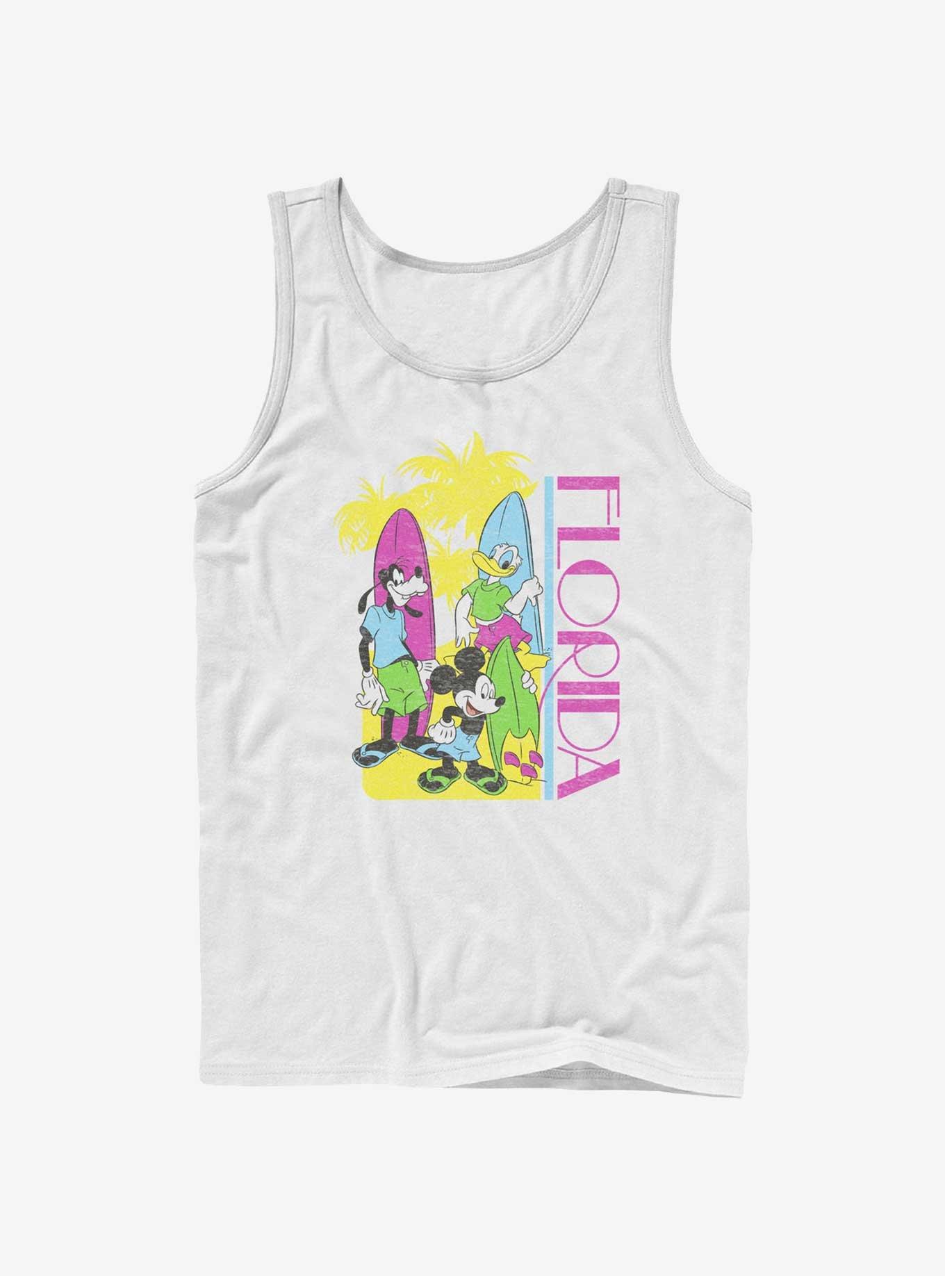 Disney Mickey Mouse Florida Tank Top, WHITE, hi-res