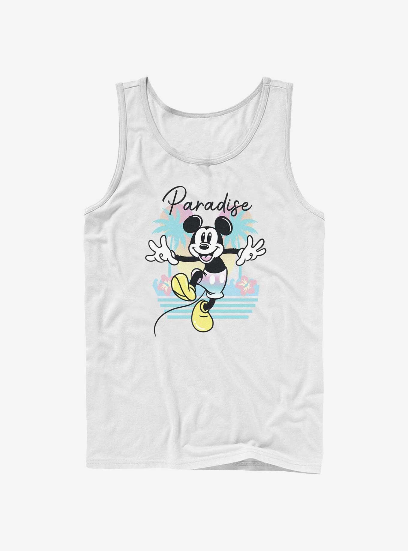 Disney Mickey Mouse In Paradise Tank, WHITE, hi-res
