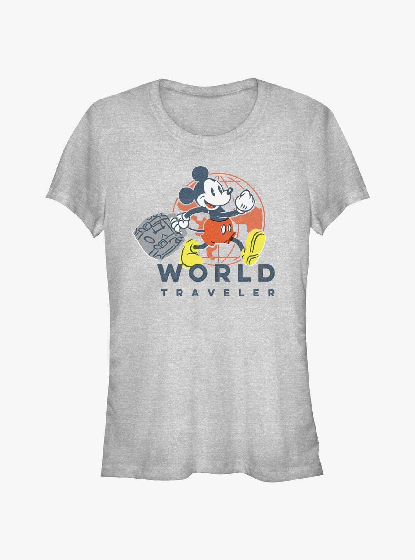 Disney Mickey Mouse World Traveler Girls T-Shirt, , hi-res