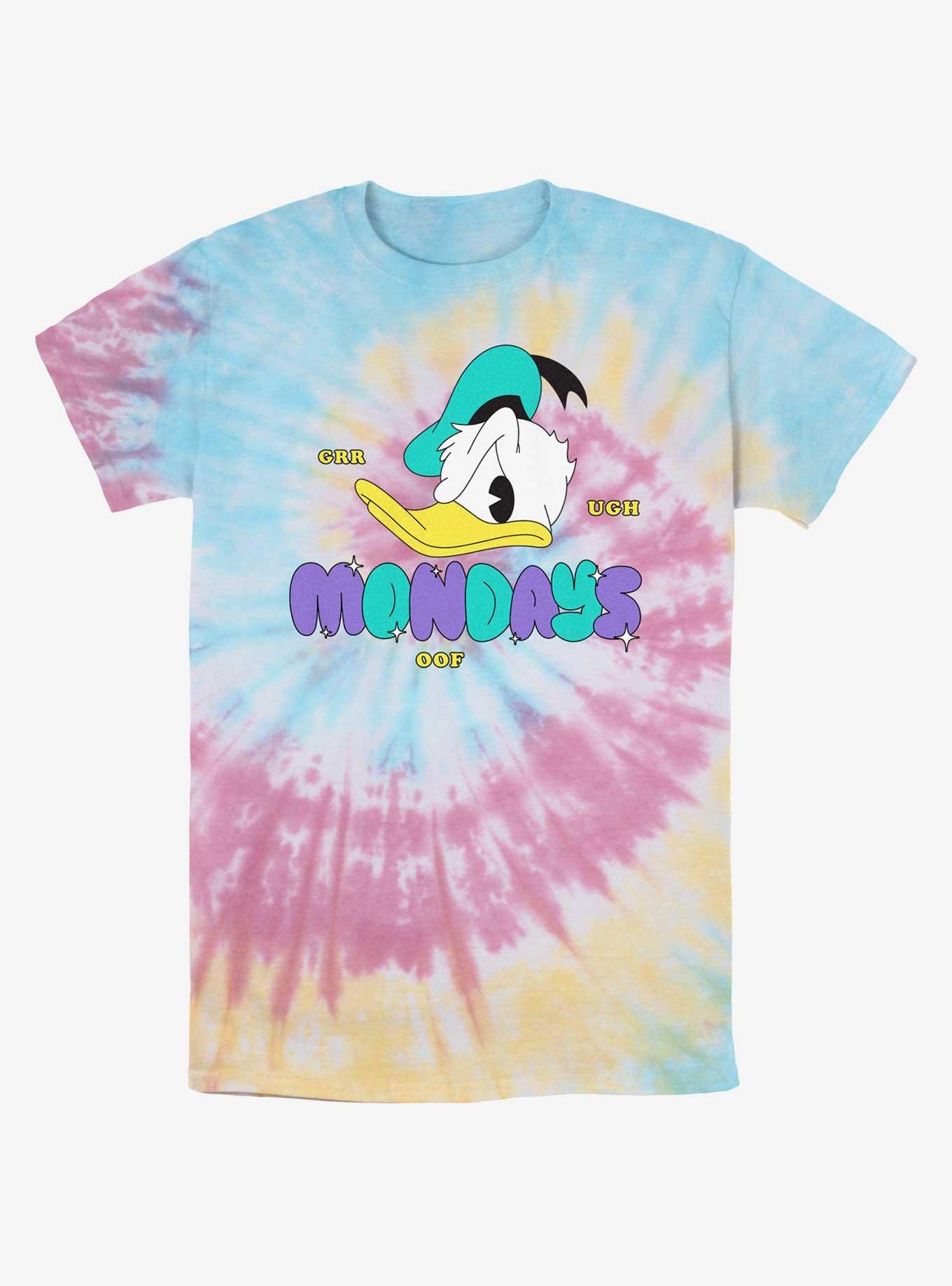 Disney Donald Duck Mondays Tie-Dye T-Shirt, , hi-res