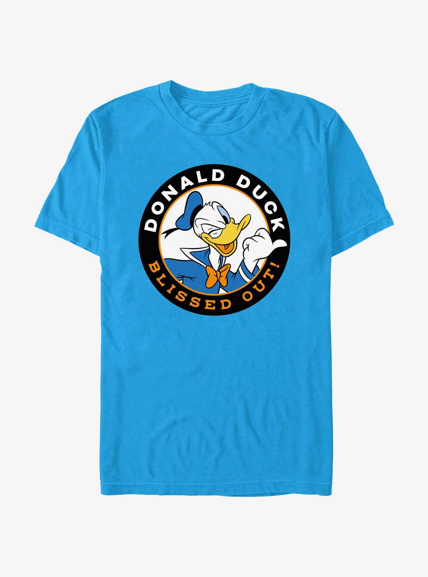 Disney Donald Duck Blissed Out Extra Soft T-Shirt, TURQ, hi-res
