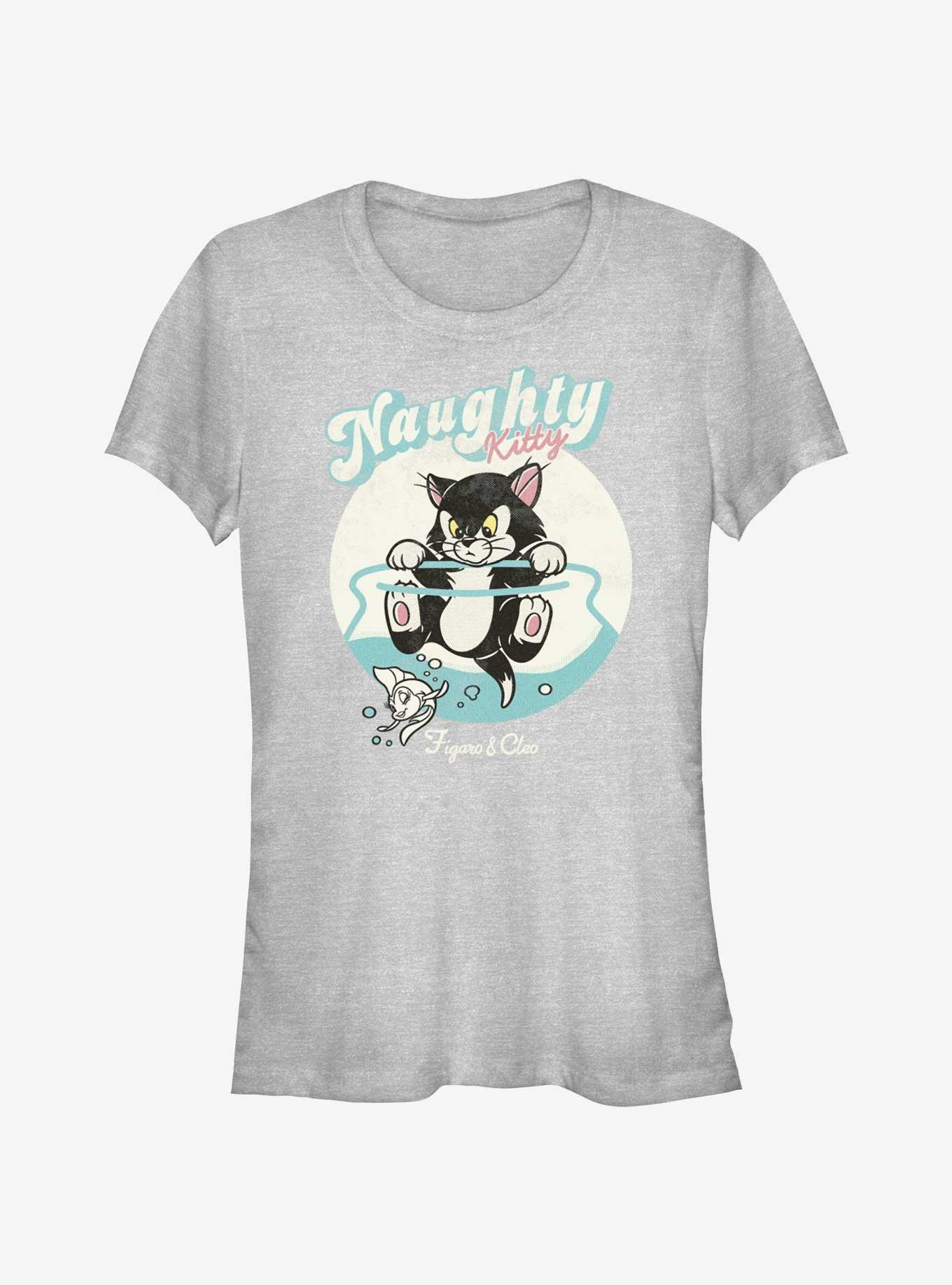 Disney Pinocchio Naughty Figaro & Cleo Girls T-Shirt, , hi-res