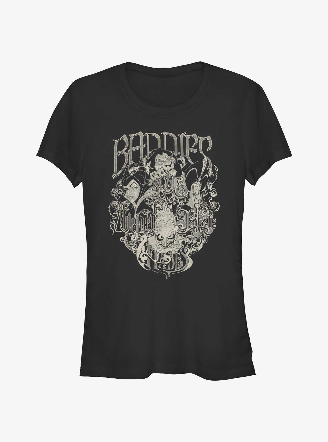Disney Villains Baddest Baddies Girls T-Shirt, BLACK, hi-res