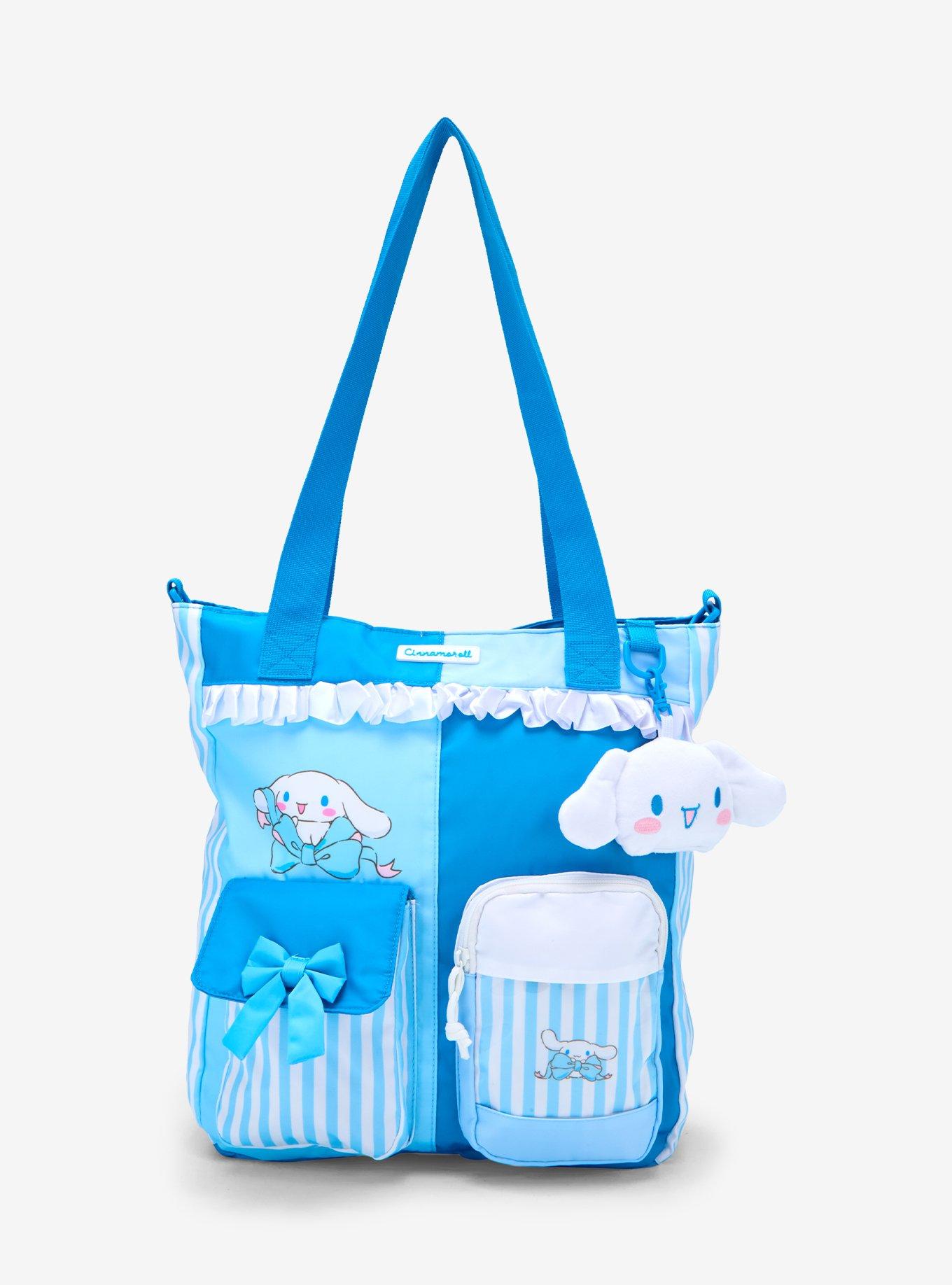 Cinnamoroll Stripe Ribbon Cargo Tote Bag | Hot Topic