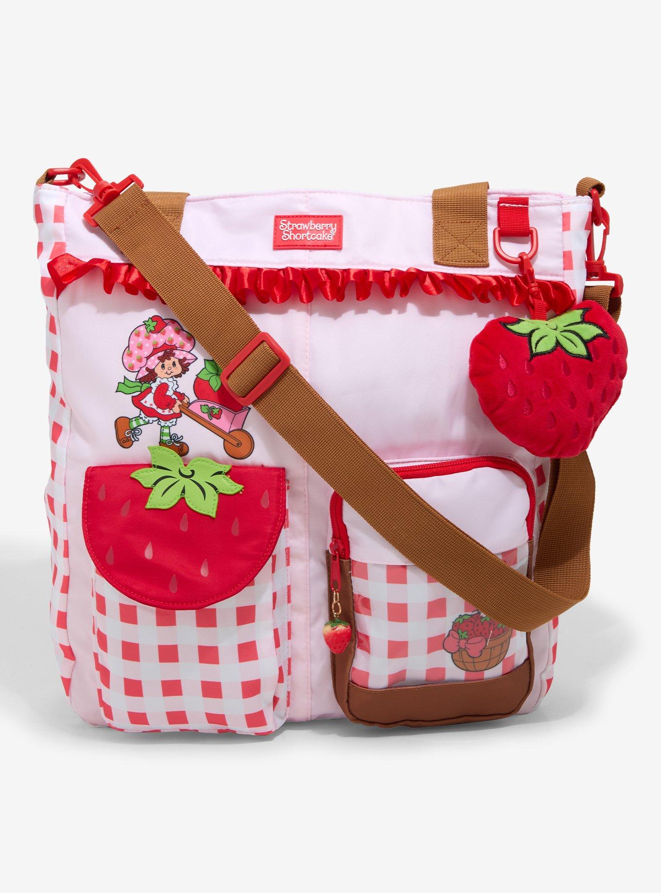 Strawberry Shortcake Ruffle Padded Tote Bag, , hi-res