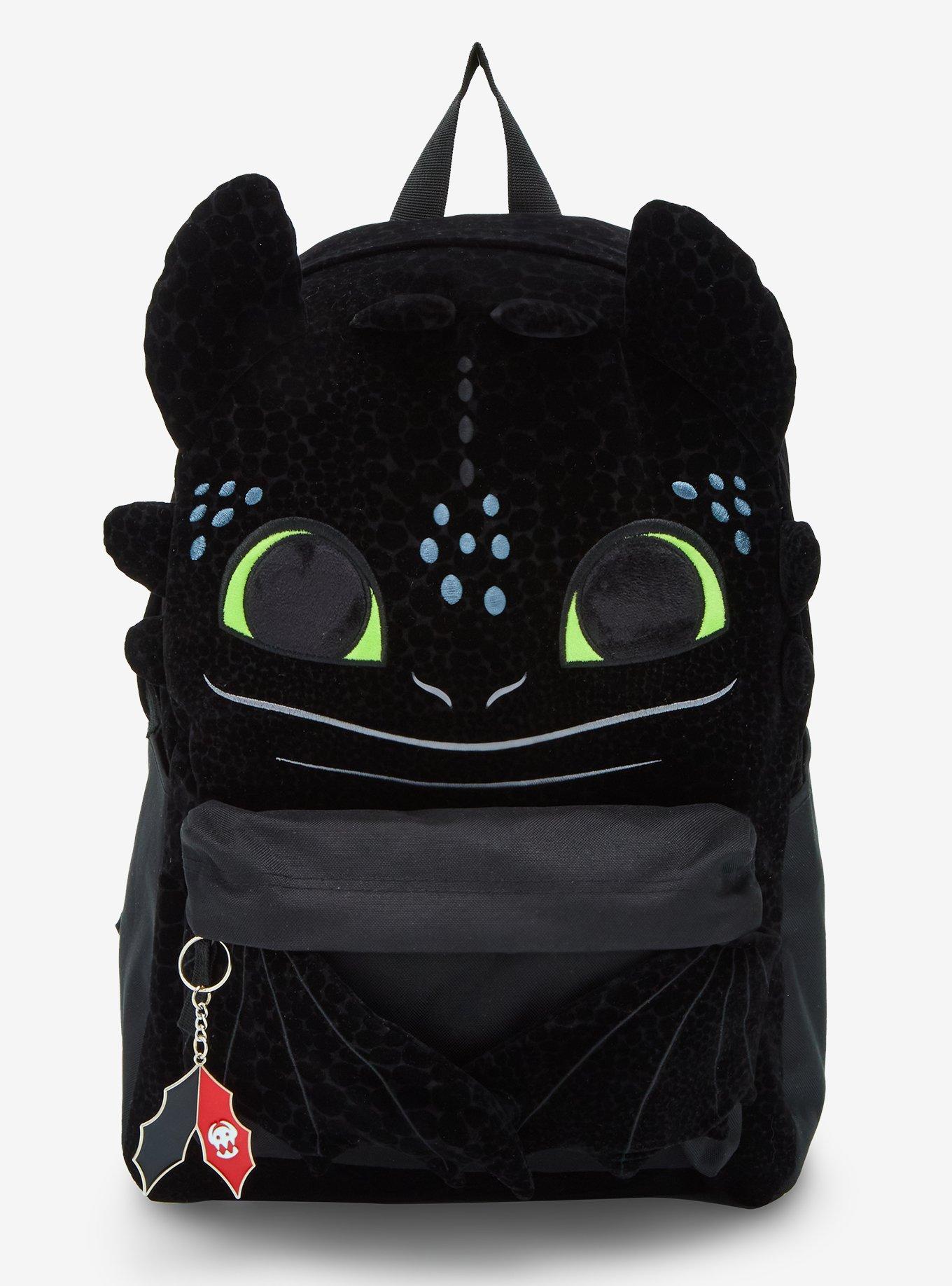 Loungefly Universal Studios Toothless Dragon Mini Backpack Black and ears new Loungefly Universal How to Train Your Dragon Toothless  main image 4