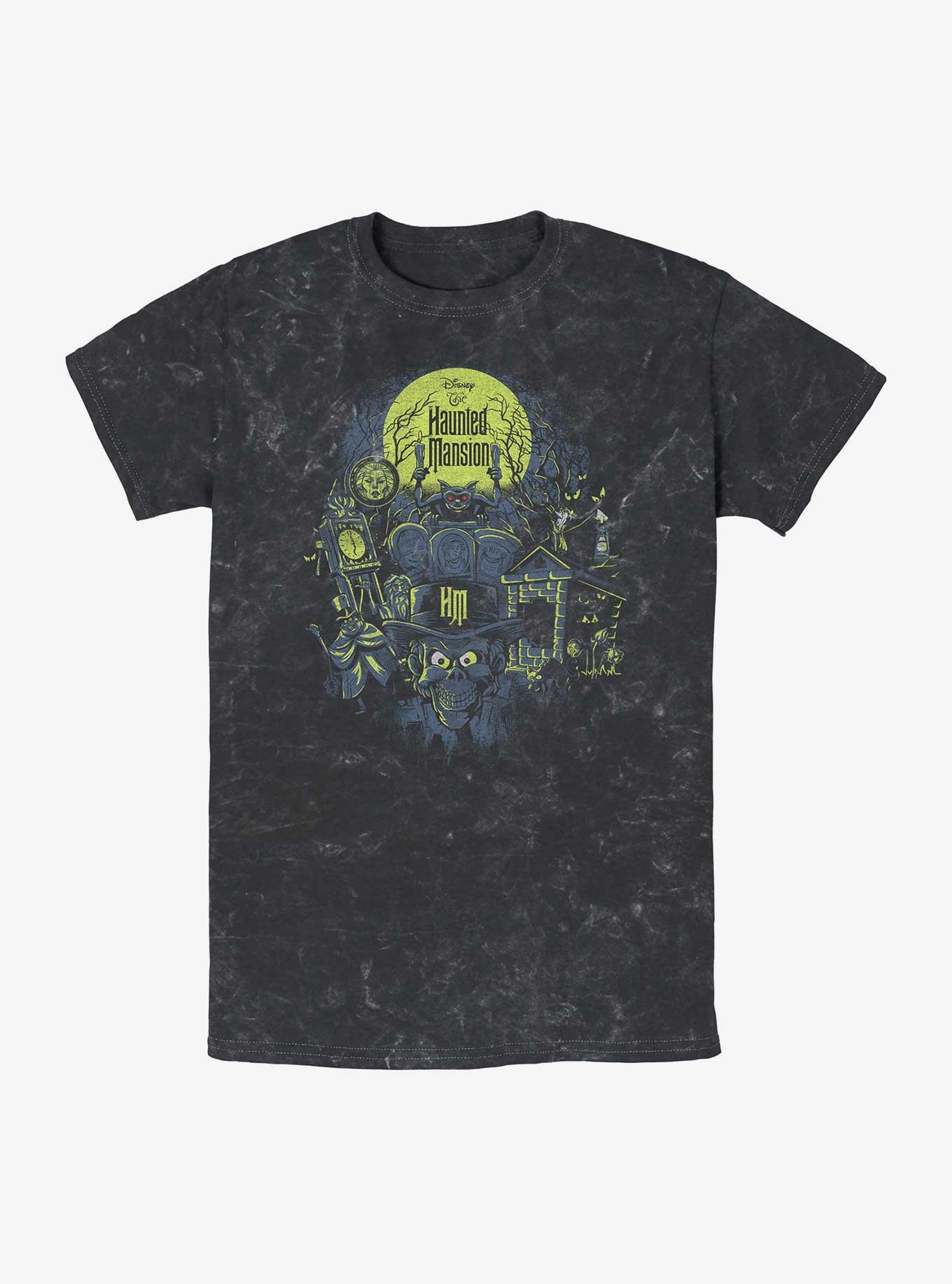 Haunted Mansion Haunted Montage Mineral Wash T-Shirt, , hi-res