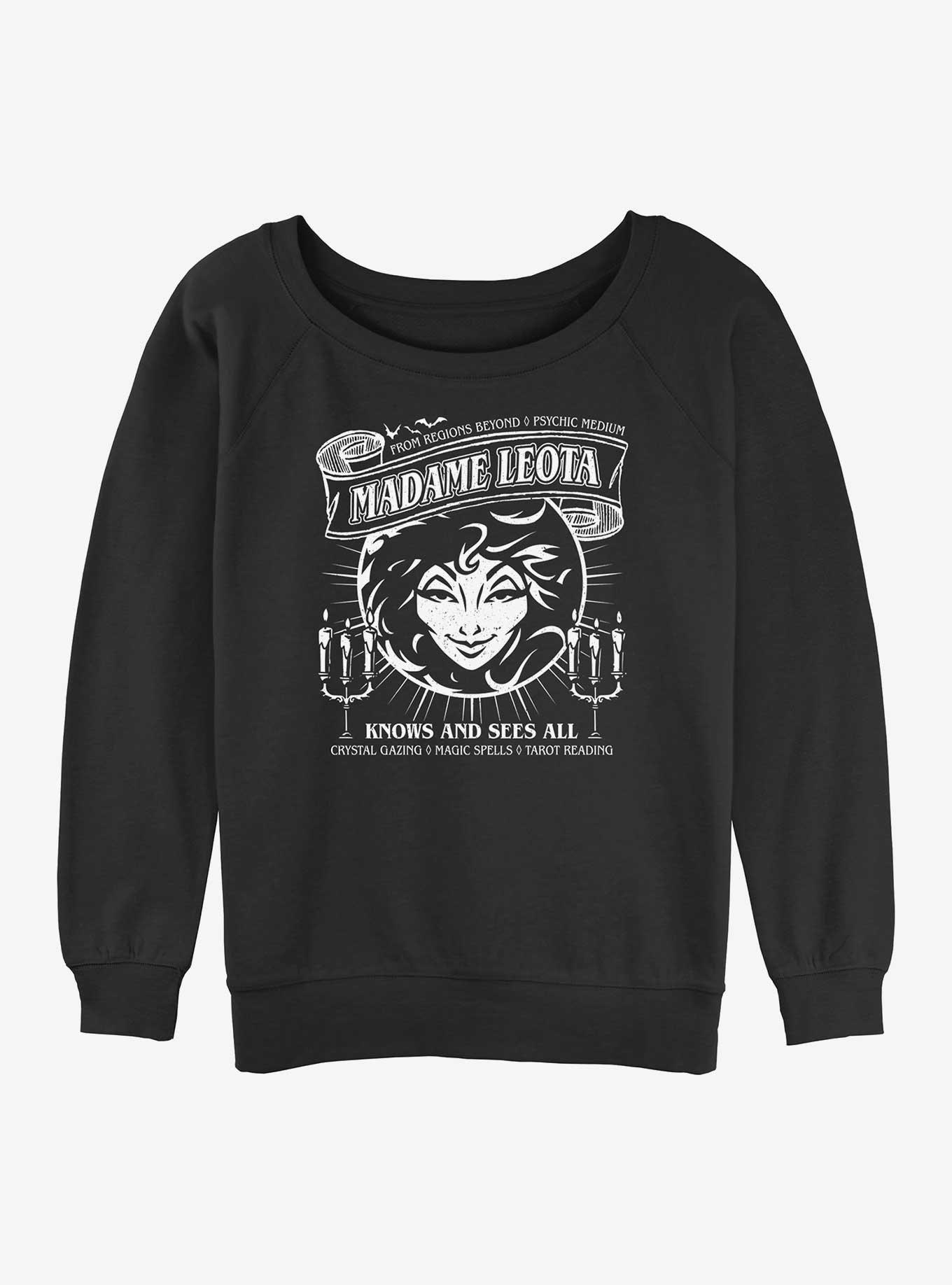 Haunted Mansion Madame Leota Knows All Girls Slouchy Sweatshirt, , hi-res