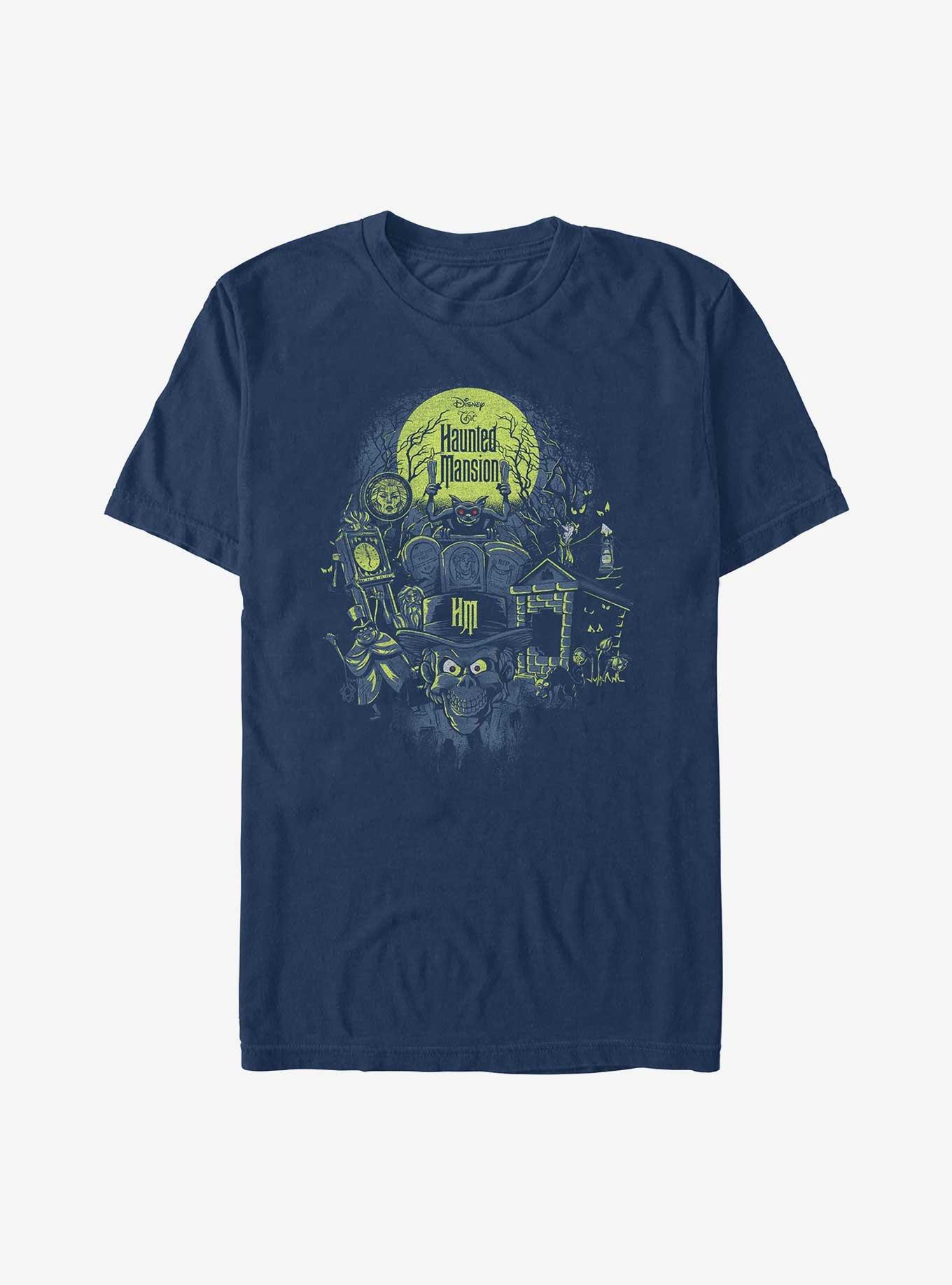 Haunted Mansion Haunted Montage Garment Dye T-Shirt