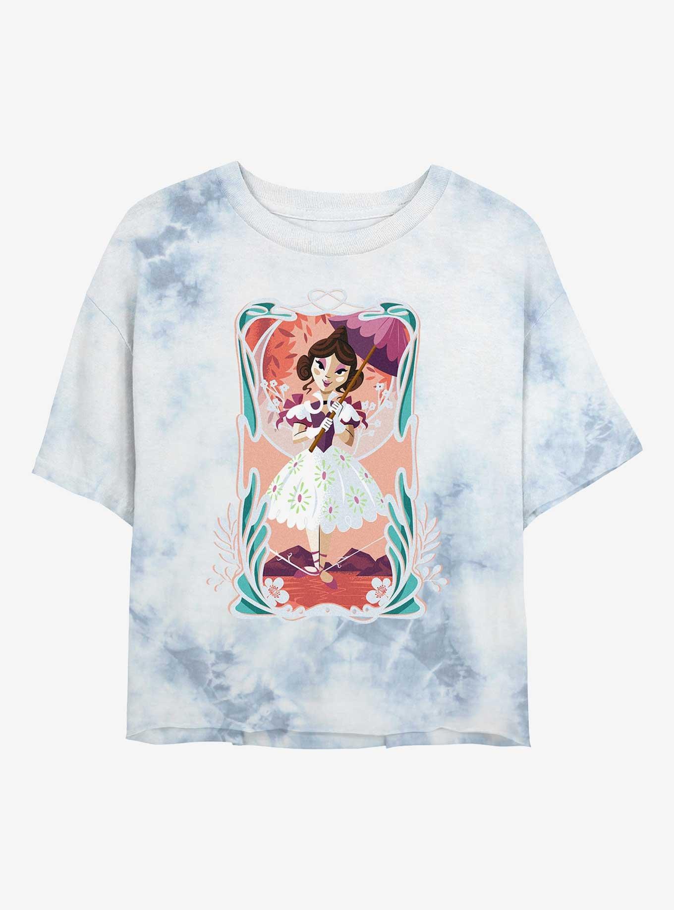 Haunted Mansion Tightrope Tie Dye Crop Girls T-Shirt, , hi-res