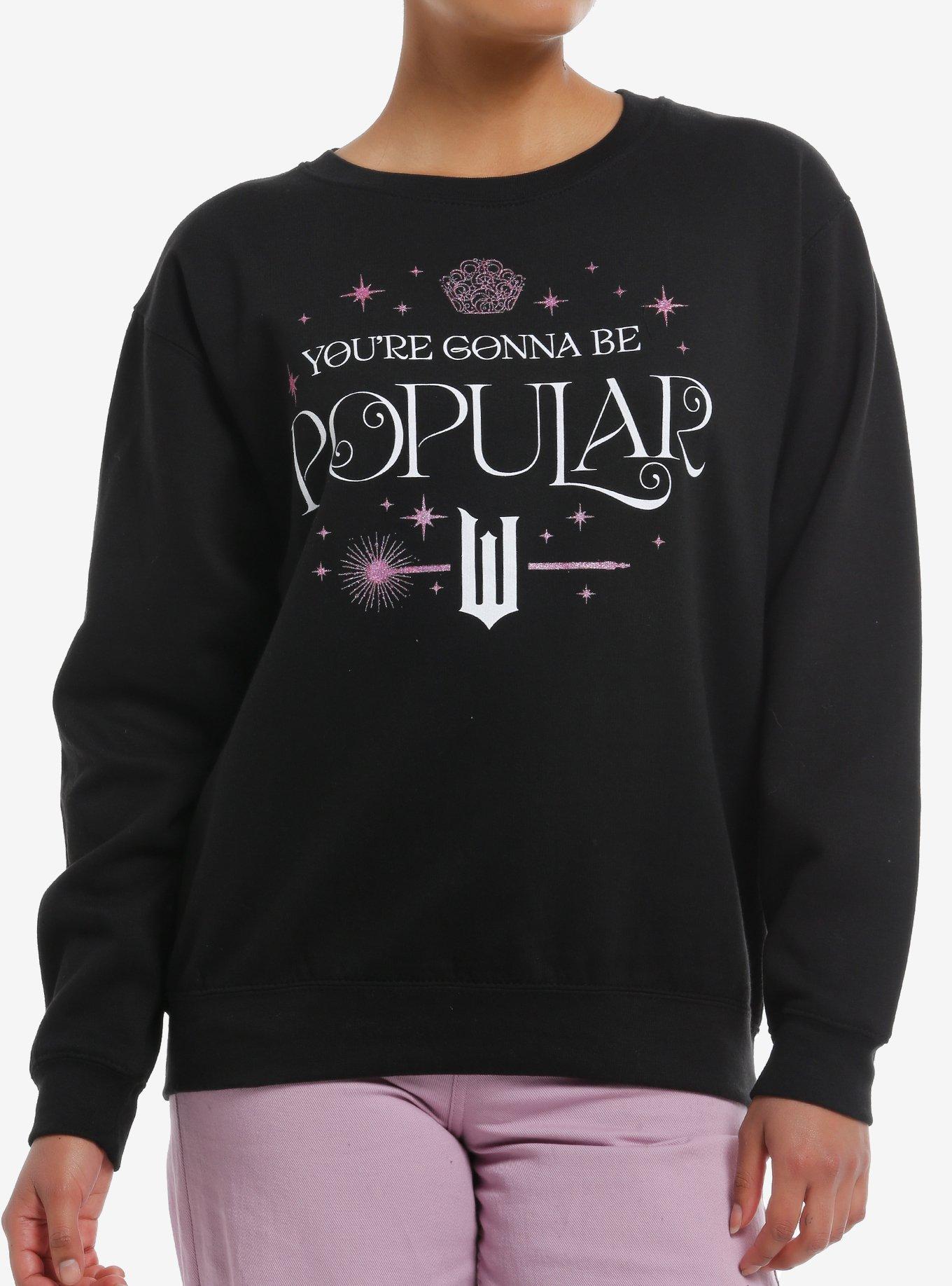 Wicked Popular Lyrics Girls Sweatshirt, , hi-res