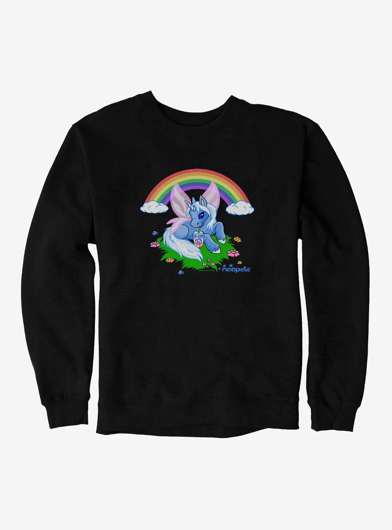 Neopets Happy Unicorn Sweatshirt, , hi-res