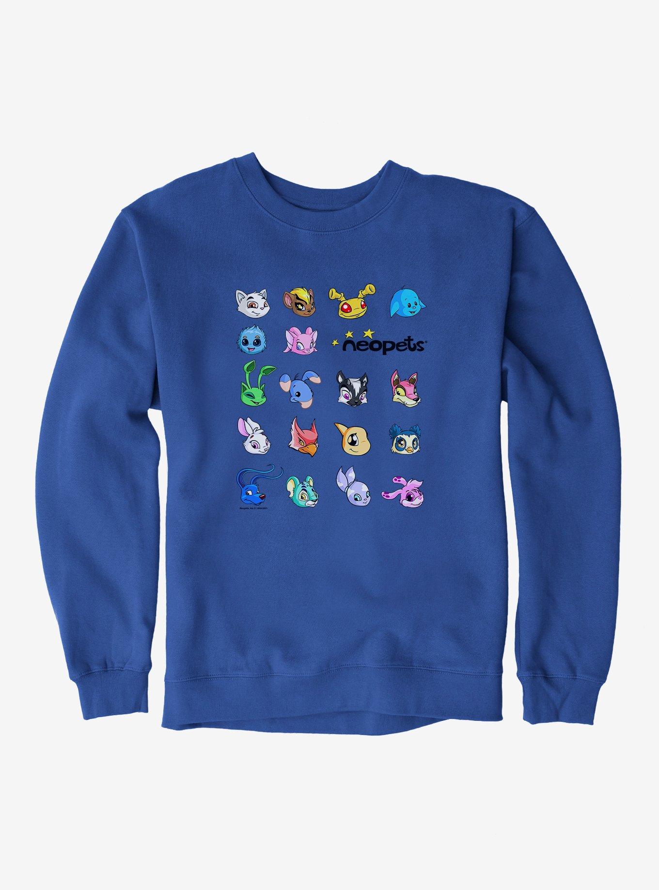 Neopets All Pets Sweatshirt, ROYAL, hi-res