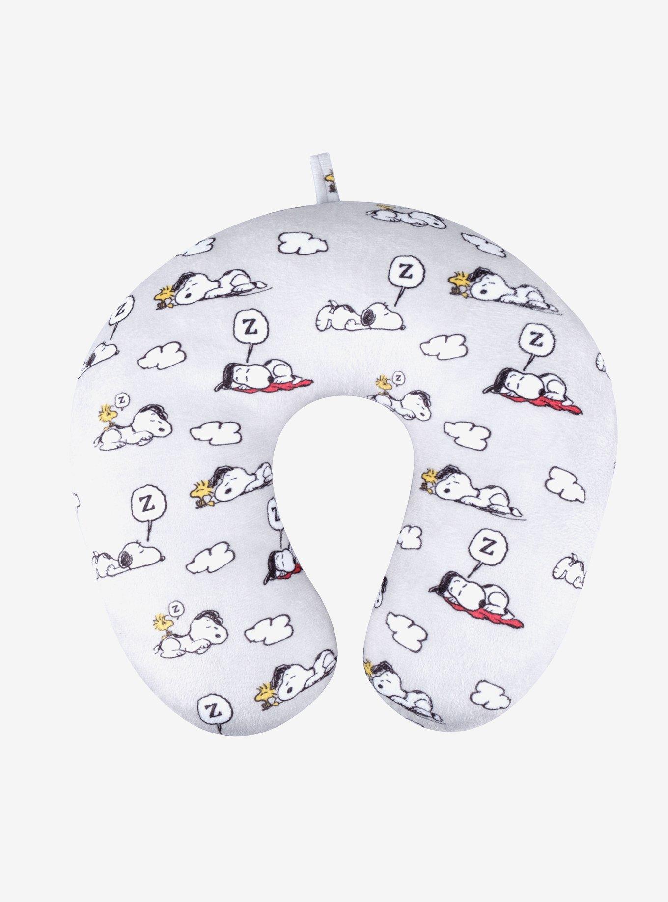 FUL Peanuts Snoopy and Woodstock Clouds Travel Neck Pillow, , hi-res