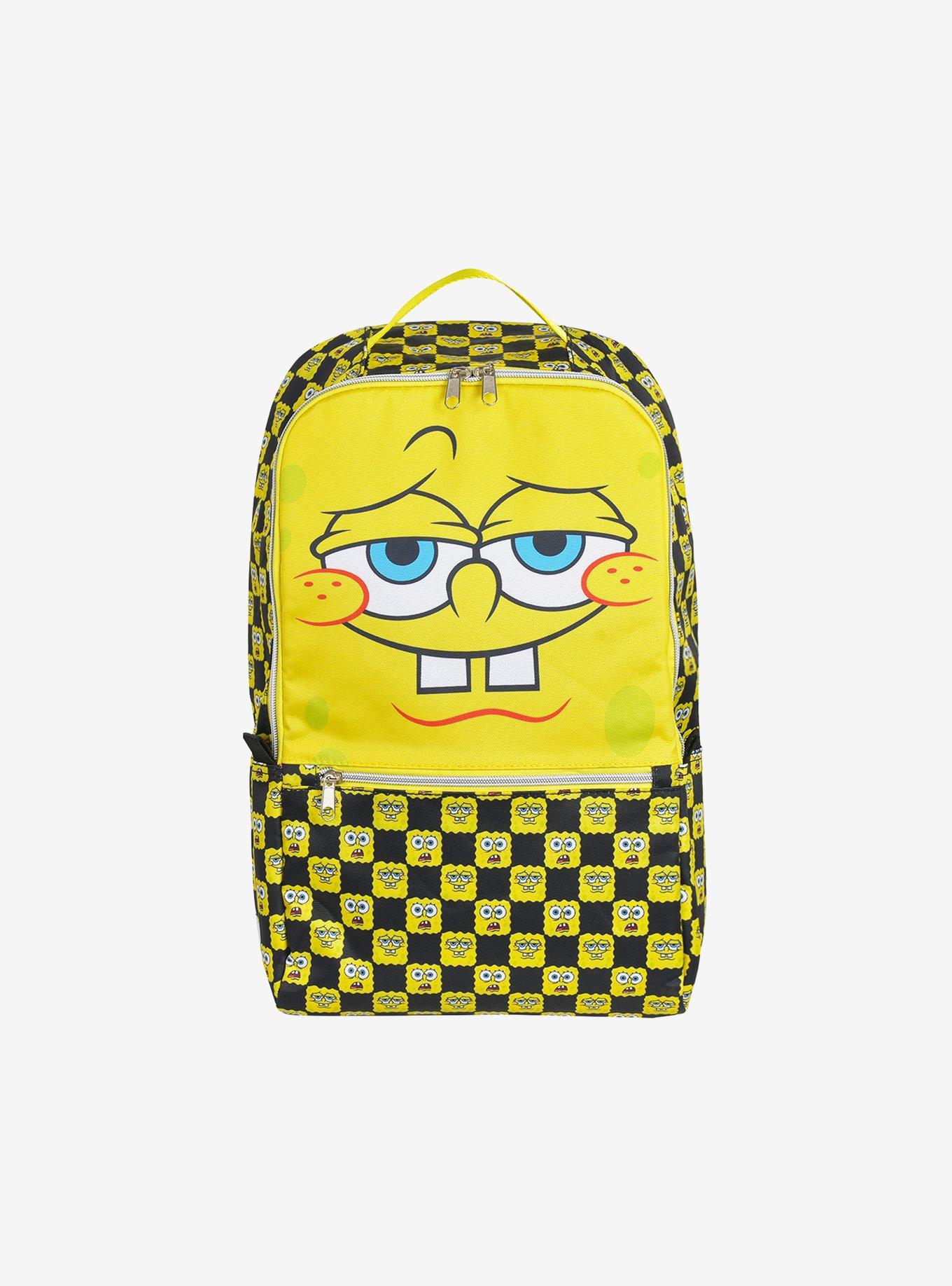 FUL SpongeBob SquarePants Checkered Big Face Backpack, , hi-res