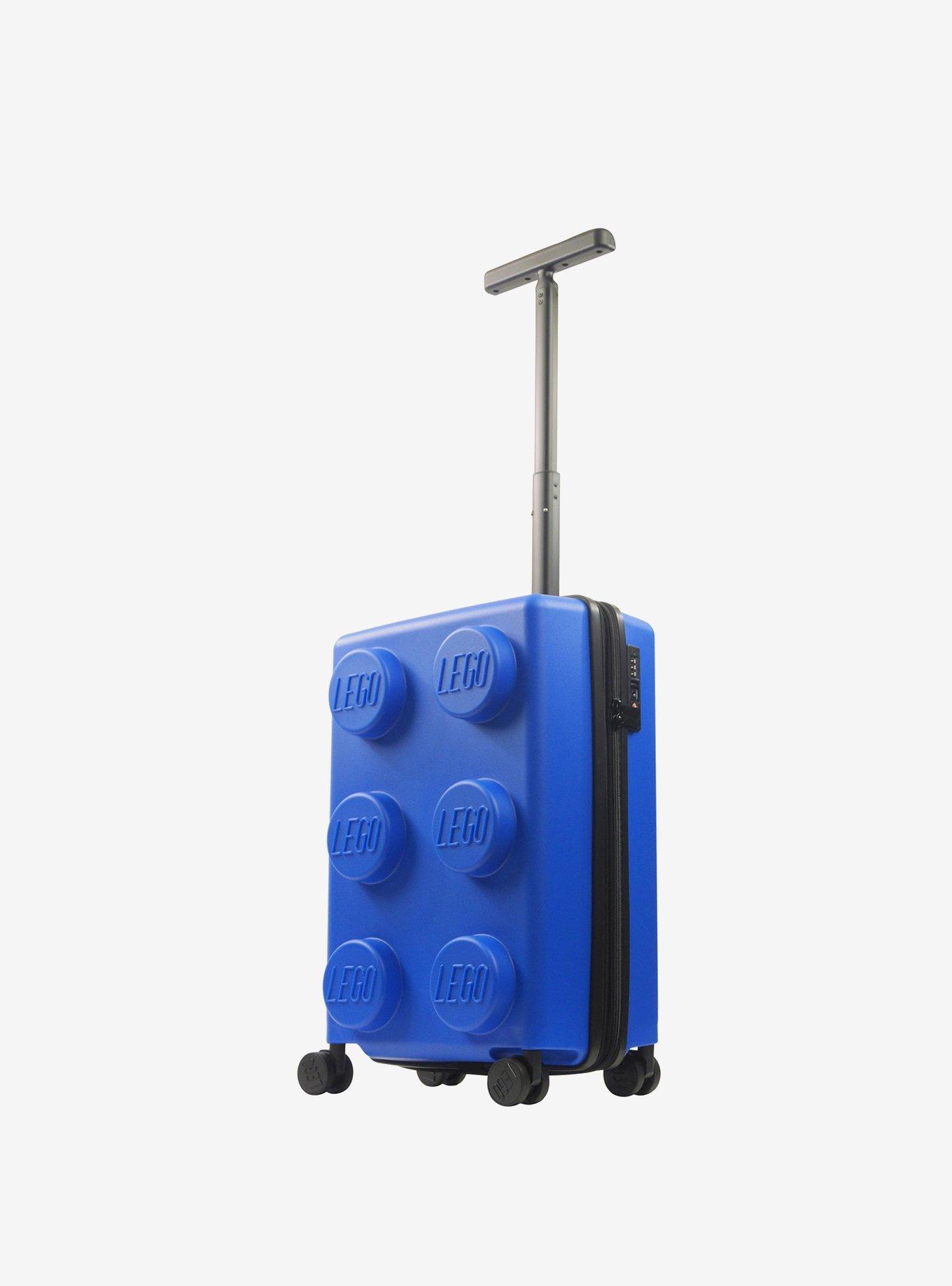 FUL LEGO Signature Brick 2x3 Trolley Expandable Carry-On Luggage Blue, , hi-res