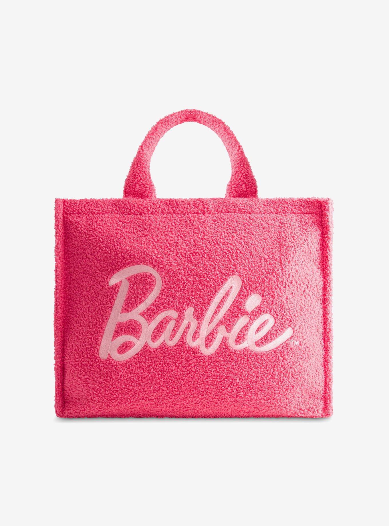 FUL Barbie Large Travel Sherpa Tote with Trolley Strap, , hi-res