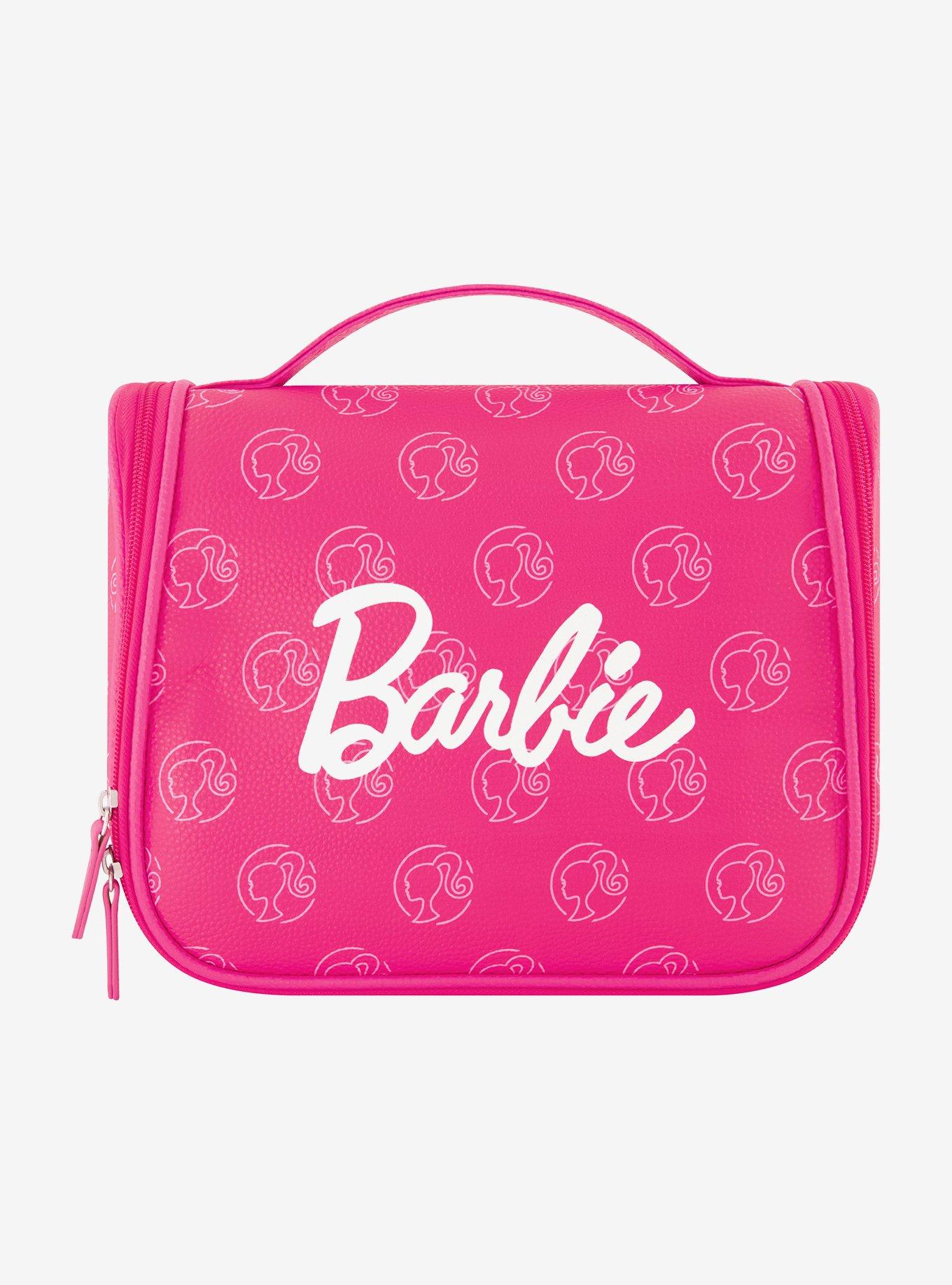 FUL Barbie All Over Logo Pattern Cosmetic Bag, , hi-res