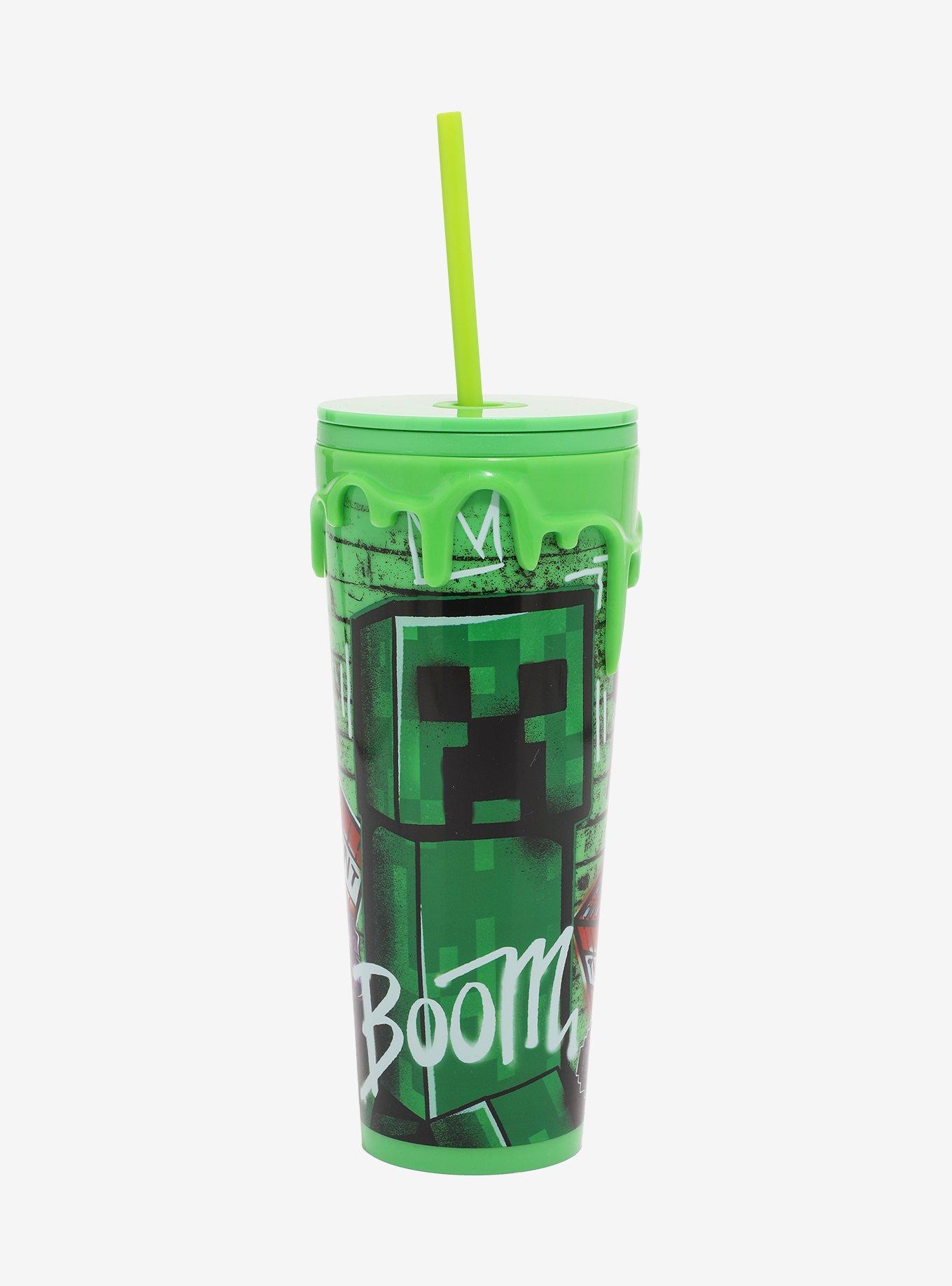 Minecraft Creeper Drippy Acrylic Travel Cup, , hi-res