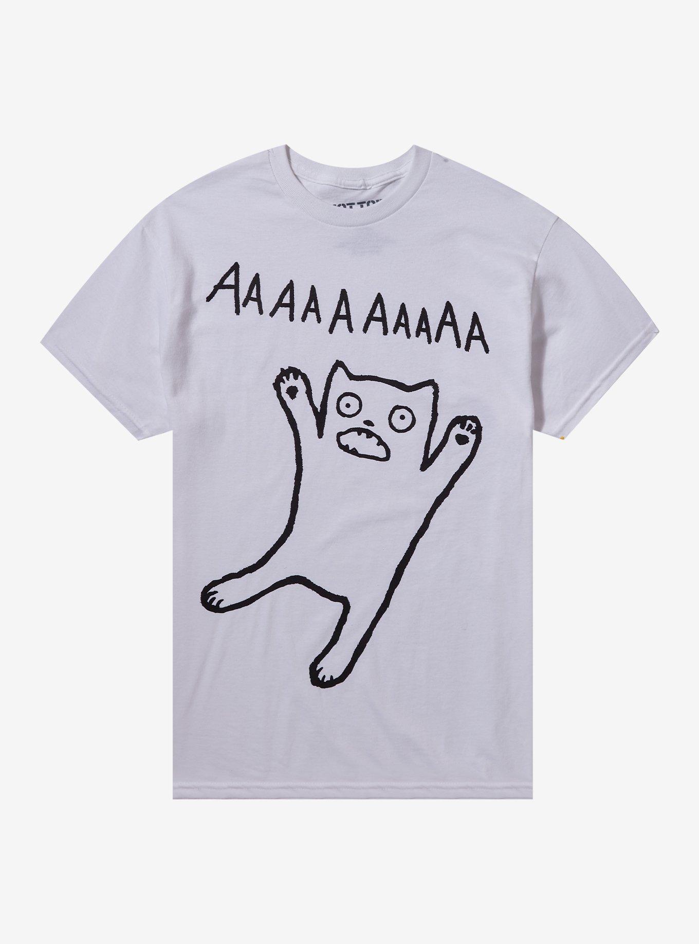 Aaaa Cat T-Shirt By Fox Shiver, , hi-res