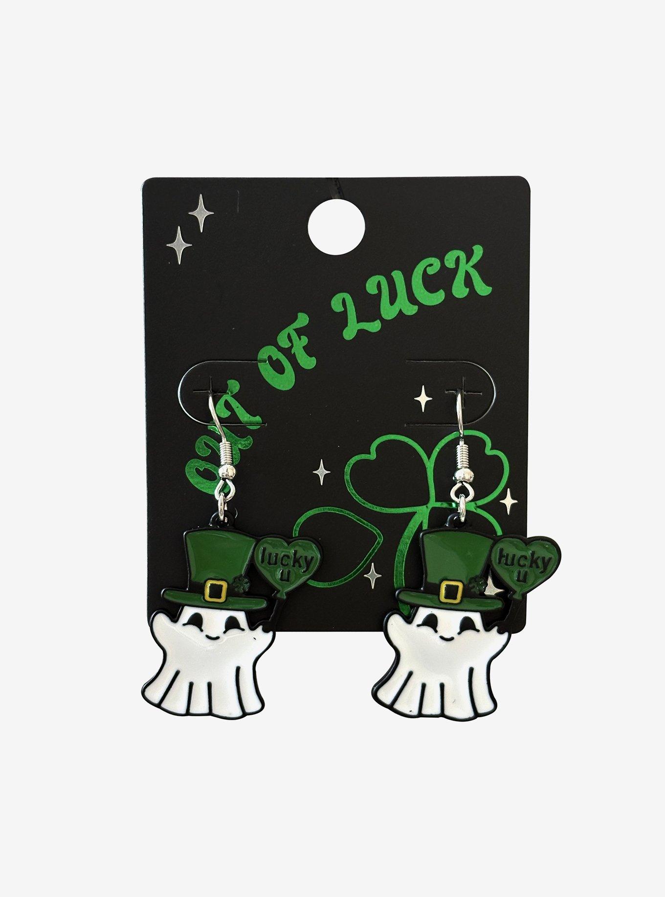 Lucky Ghosts Earrings, , hi-res