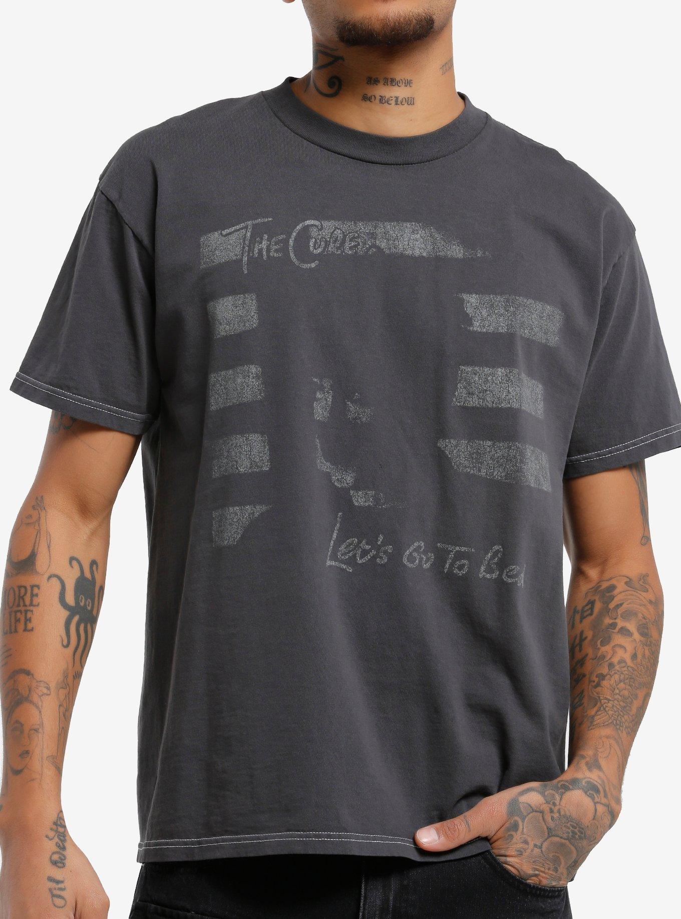 The Cure Let's Go To Bed T-Shirt, BLACK, hi-res