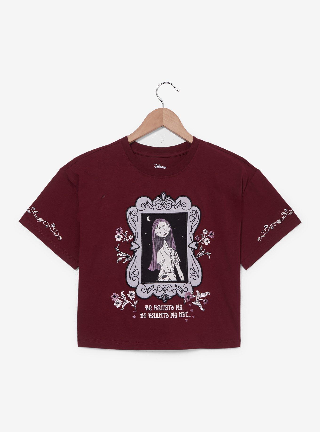 Disney The Nightmare Before Christmas Sally Frame Portrait Women's Cropped T-Shirt - BoxLunch Exclusive, , hi-res