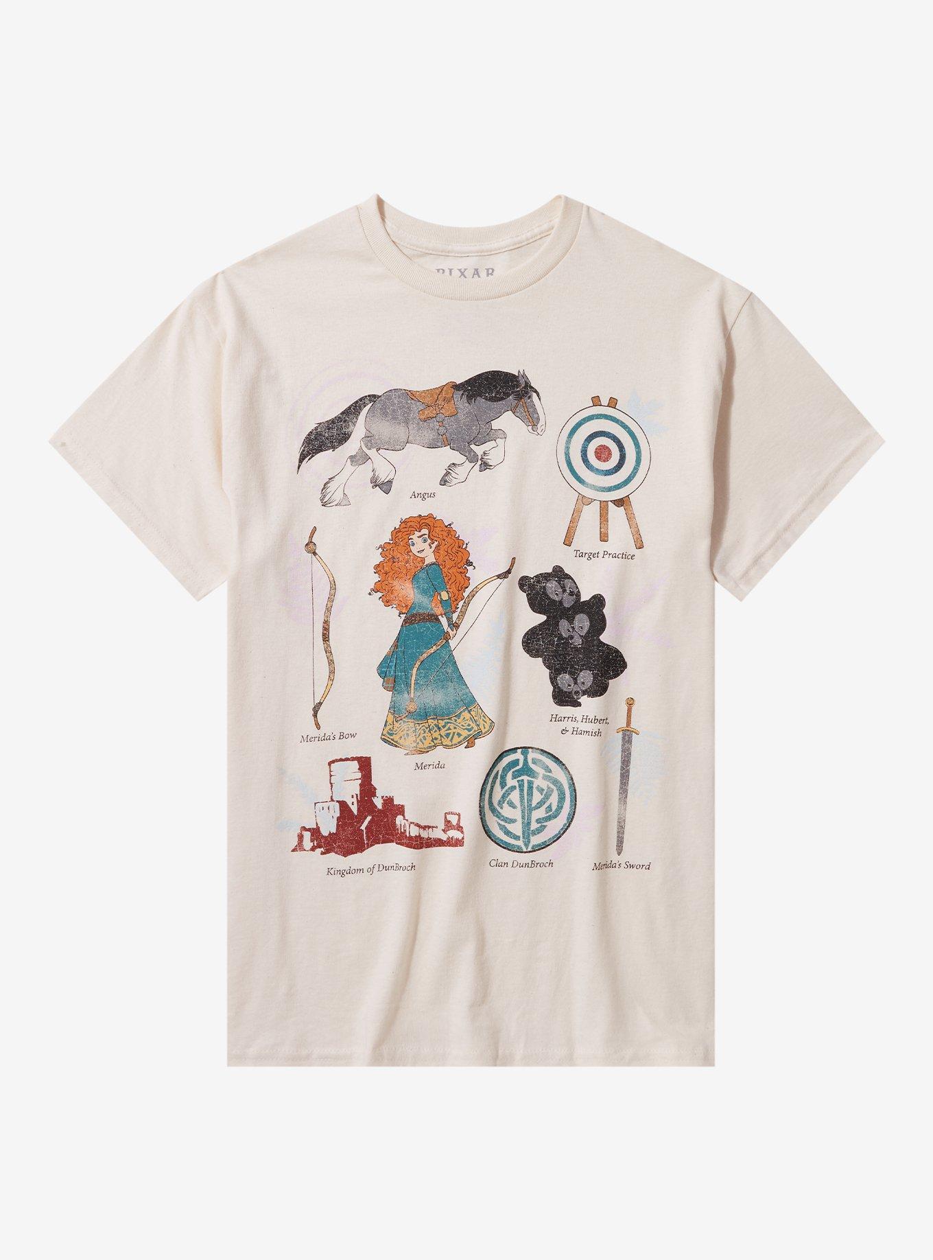 Disney Pixar Brave Icon Grid Girls T-Shirt, , hi-res