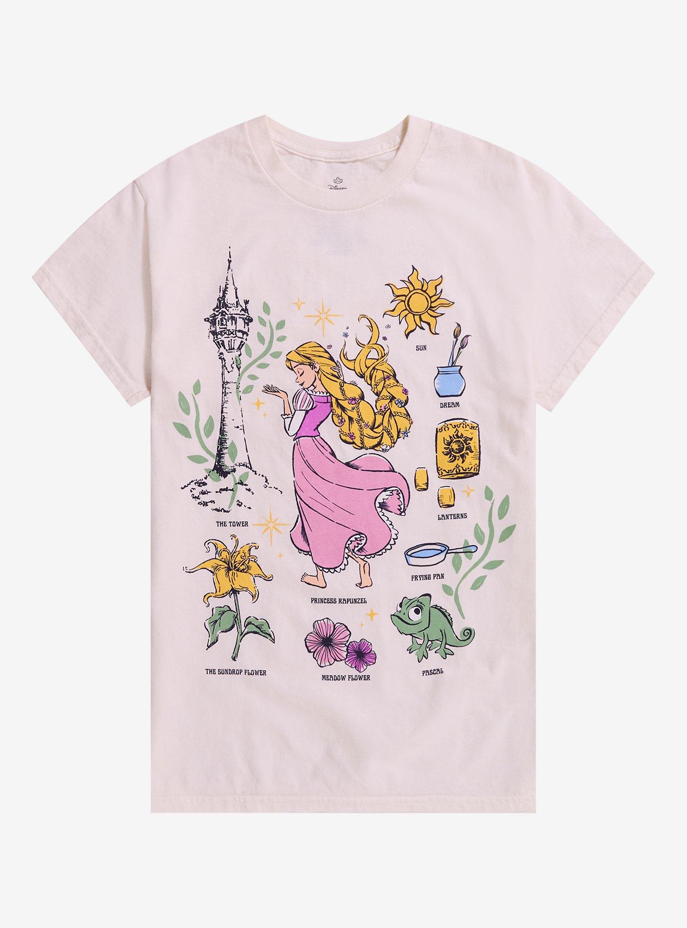 Disney Tangled Rapunzel Icons Girls T-Shirt | Hot Topic