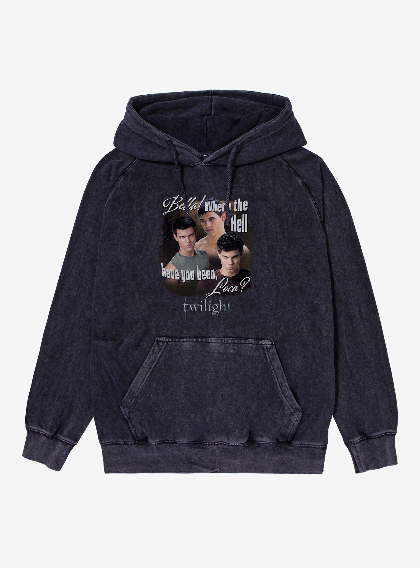 Twilight Jacob Where You Been Loca Mineral Wash Hoodie, , hi-res