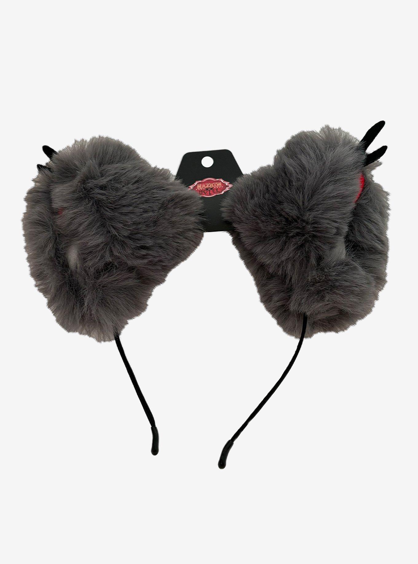 Hazbin Hotel Husk Fuzzy Ears Headband, , hi-res