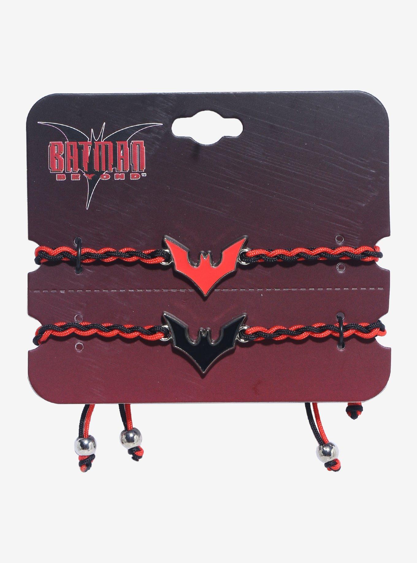 DC Comics Batman Beyond Symbol Best Friend Cord Bracelet Set, , hi-res