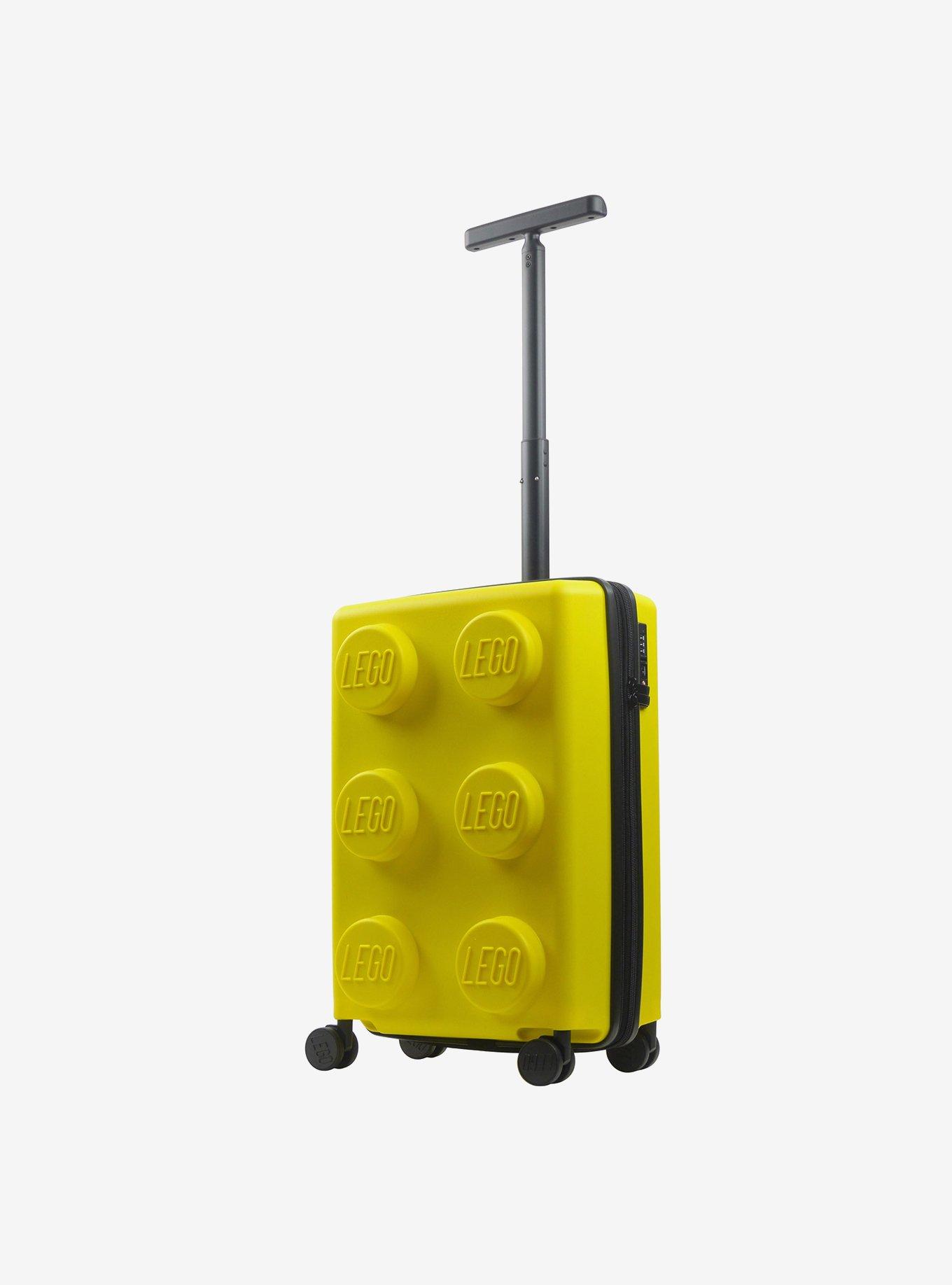 FUL LEGO Signature Brick 2x3 Trolley Expandable Carry-On Luggage Yellow, , hi-res