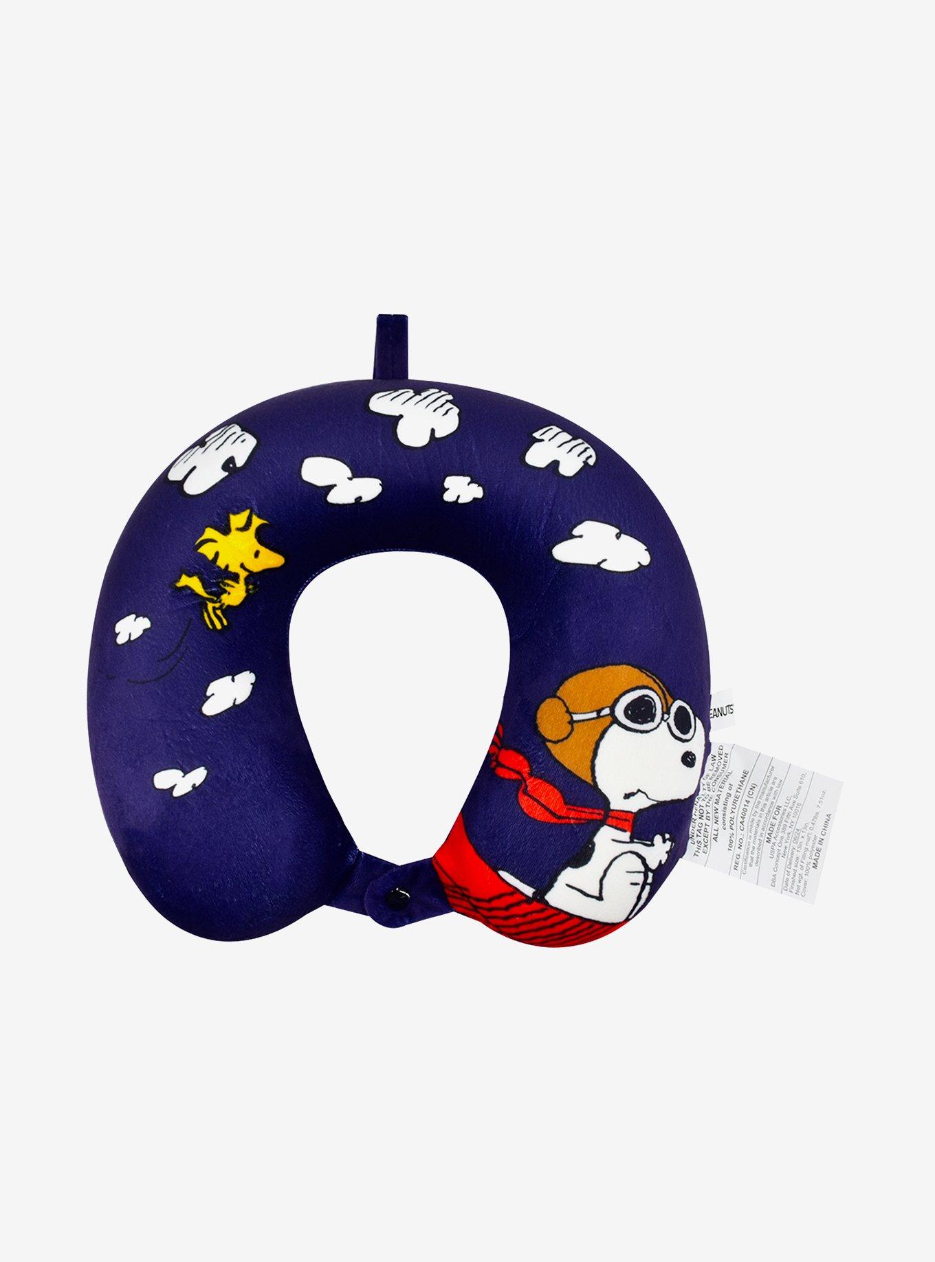 FUL Peanuts Snoopy Pilot & Woodstock Travel Neck Pillow, , hi-res