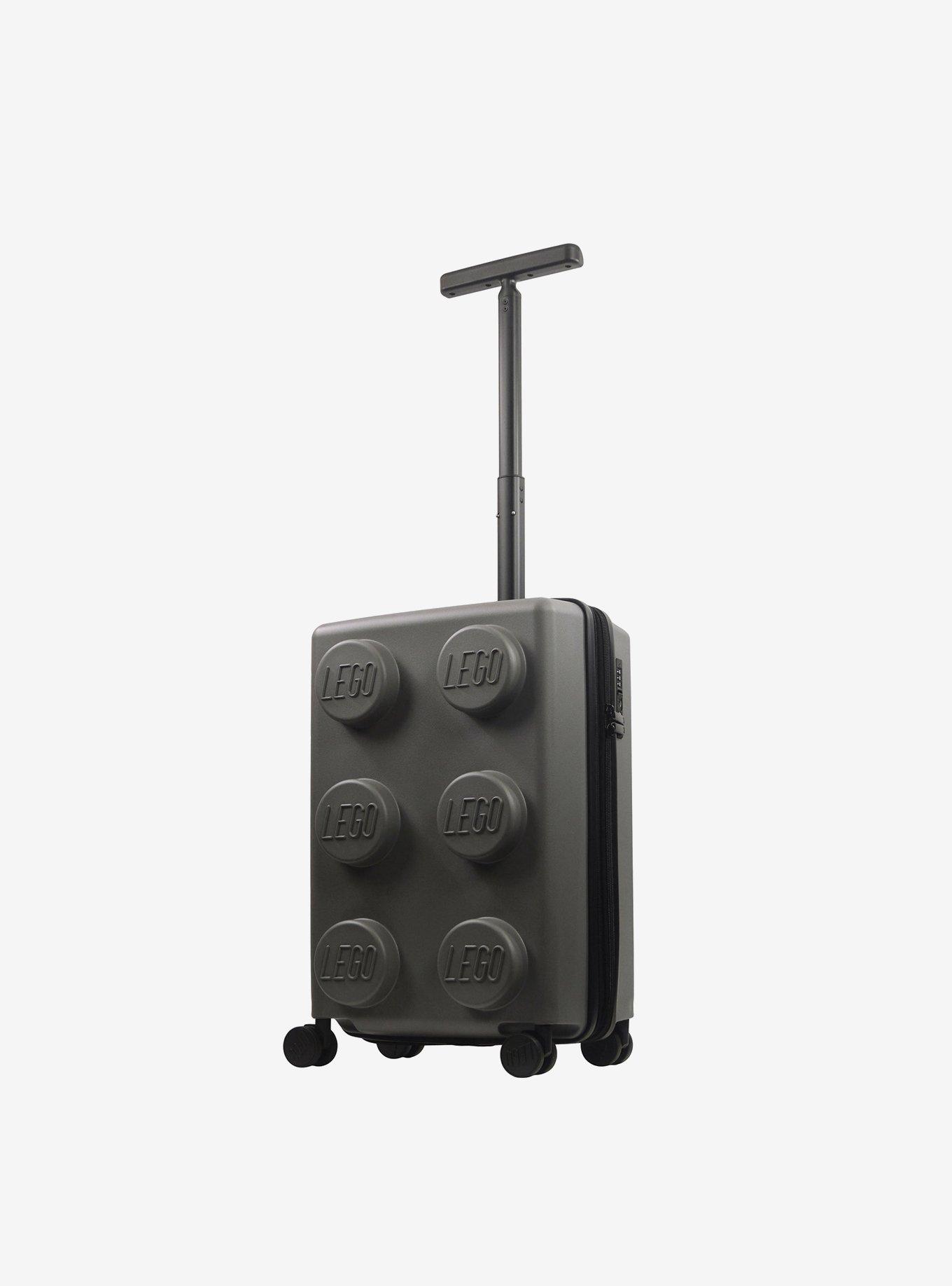 FUL LEGO Signature Brick 2x3 Trolley Expandable Carry-On Luggage Grey, , hi-res