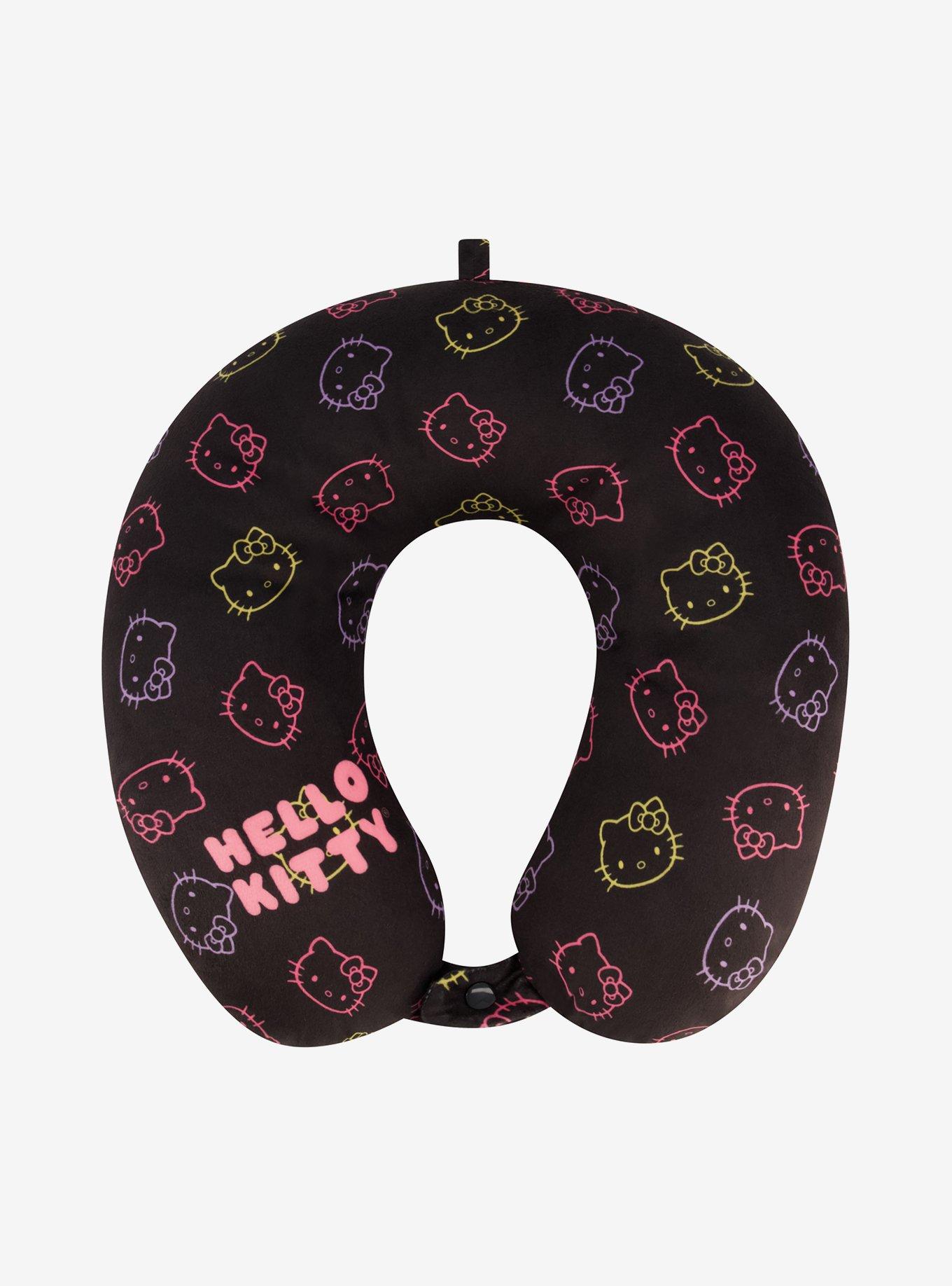 FUL Hello Kitty Face Outline Travel Neck Pillow, , hi-res