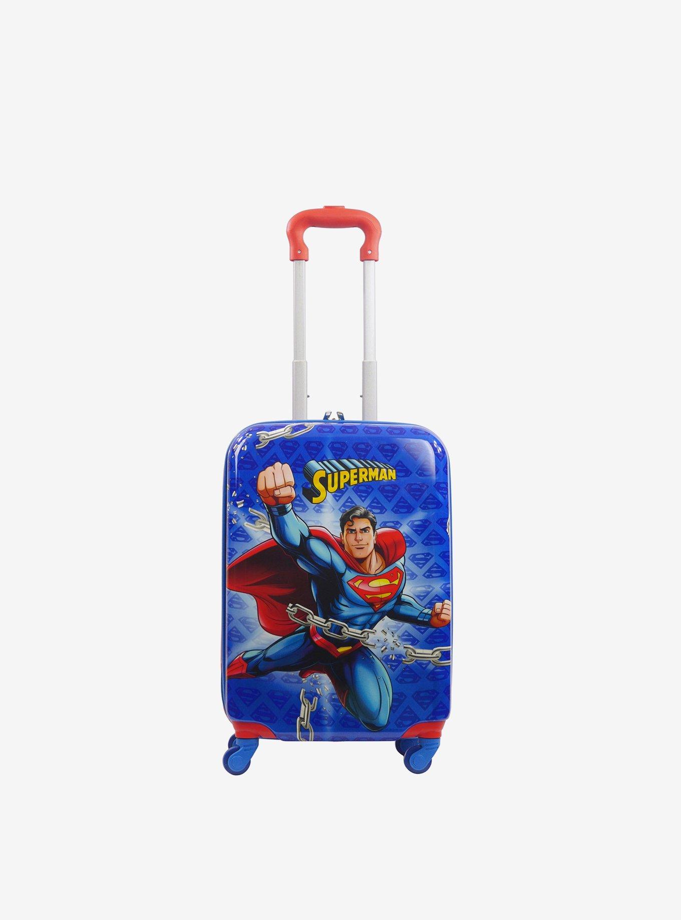 Dc comics luggage on sale