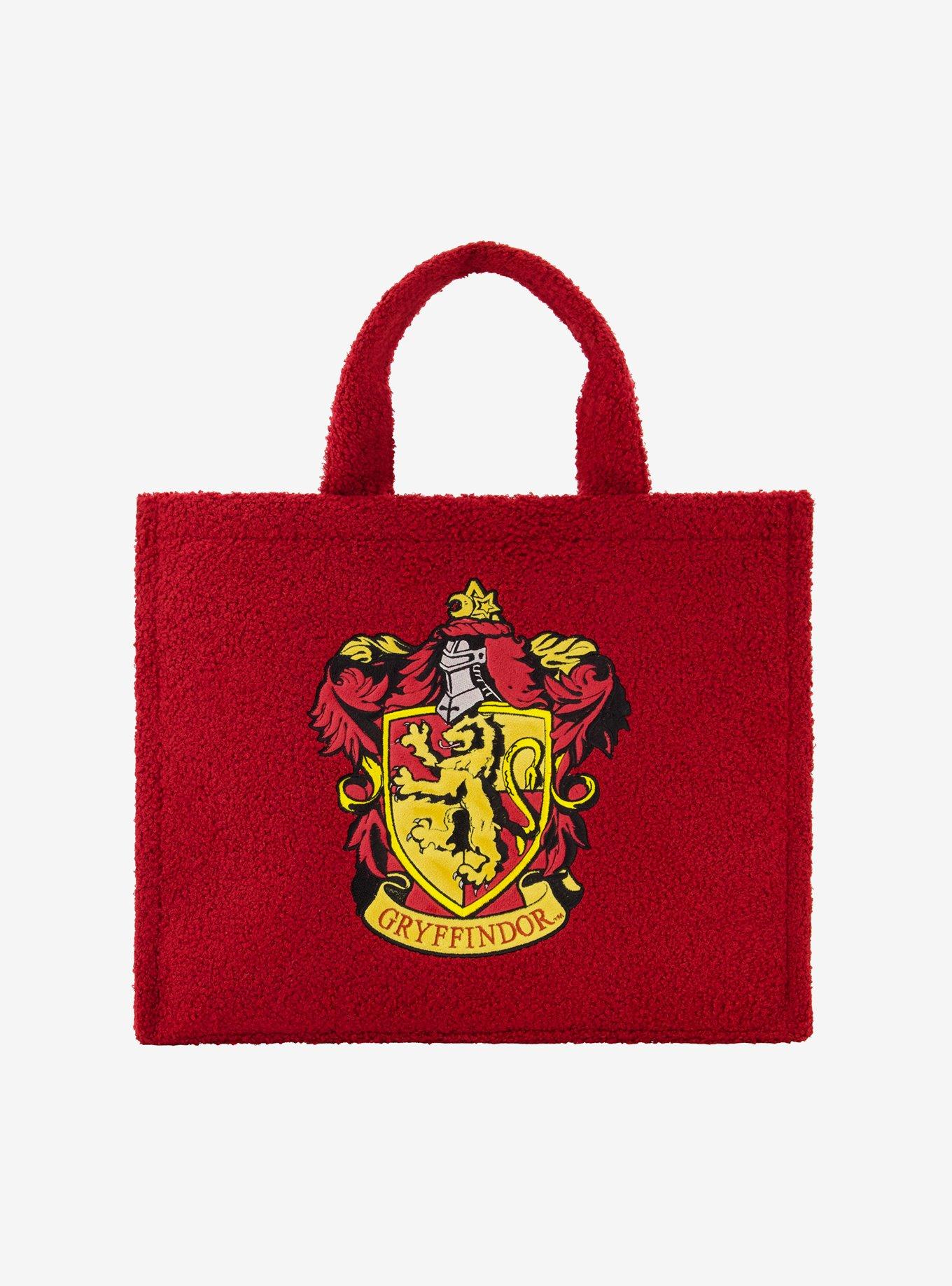 FUL Harry Potter Gryffindor Crest Sherpa Travel Tote with Trolley Strap, , hi-res