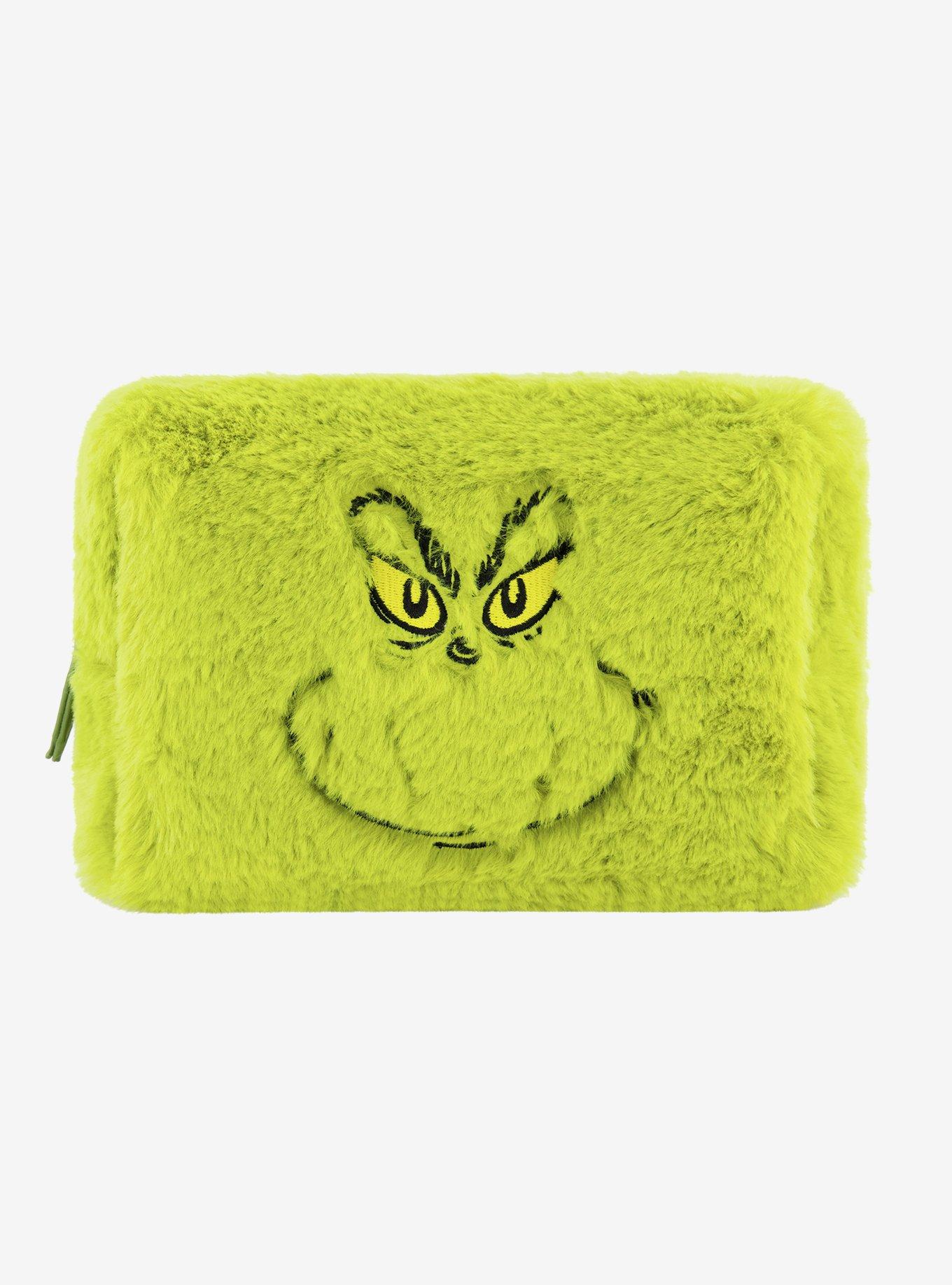 FUL The Grinch Face Plush Cosmetic Bag, , hi-res