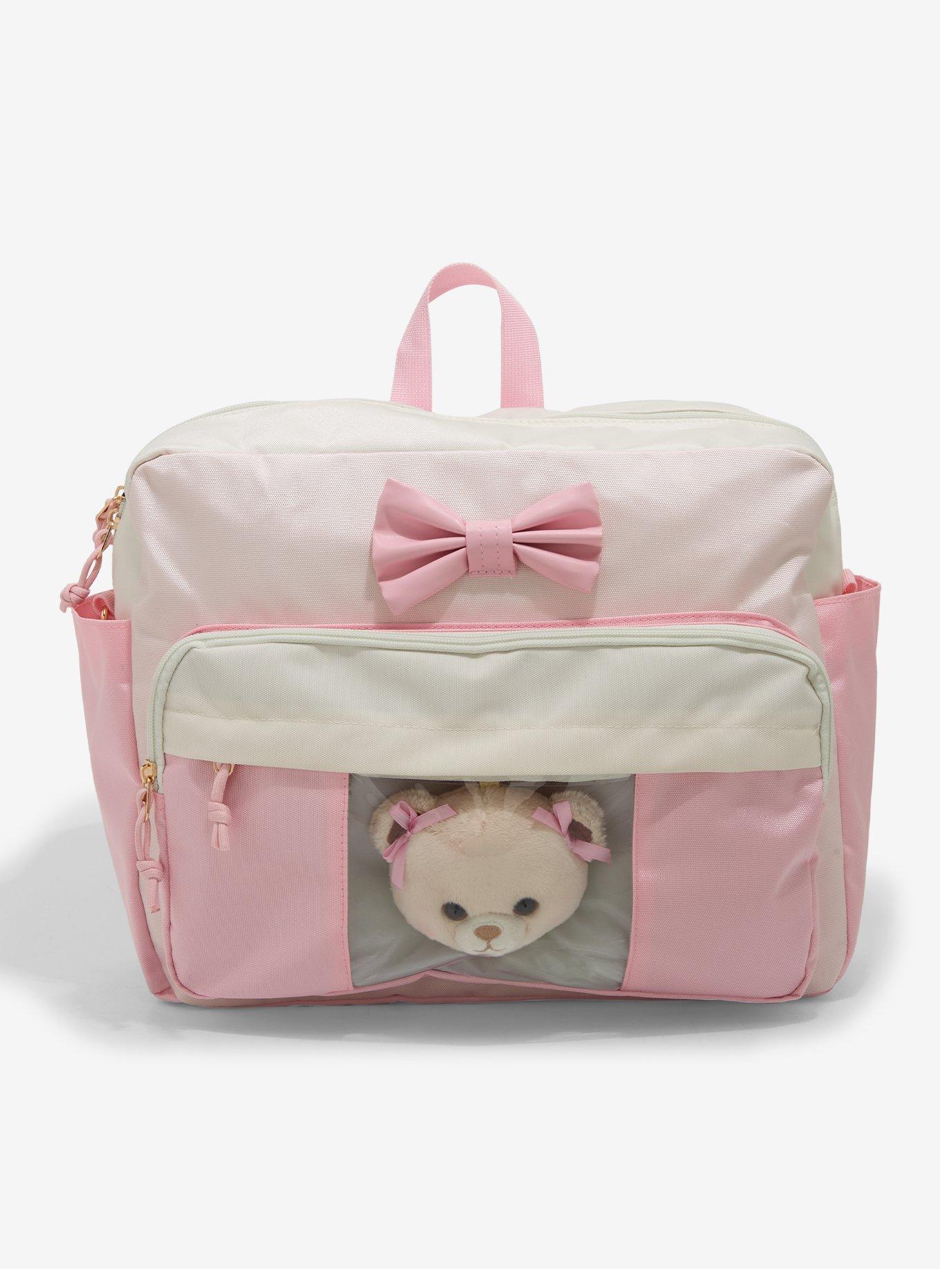 Kawaii Bear Convertible Backpack, , hi-res