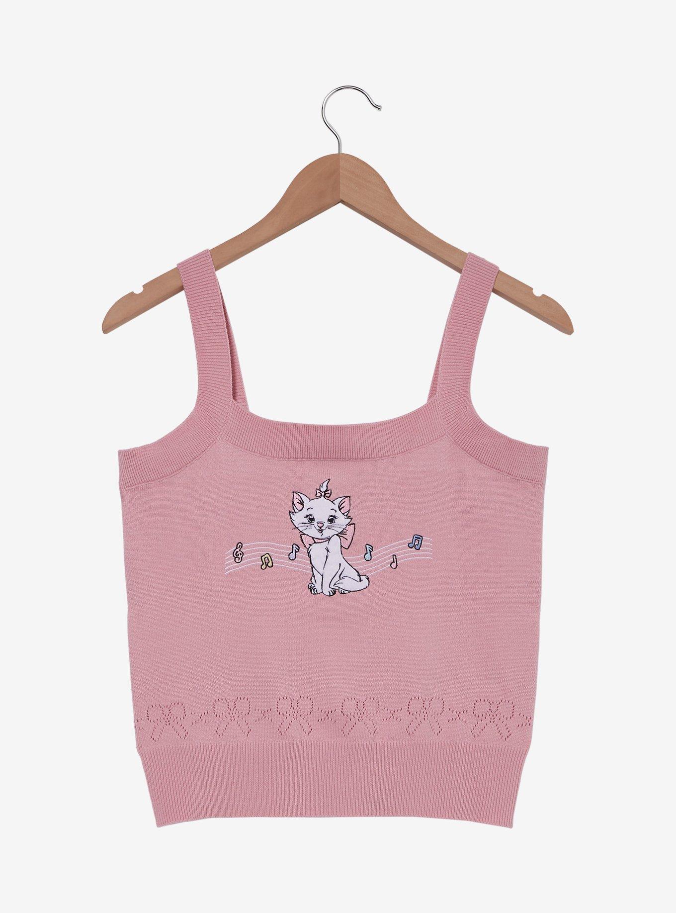 Disney The Aristocats Marie Music Notes Women's Knit Tank - BoxLunch Exclusive, , hi-res