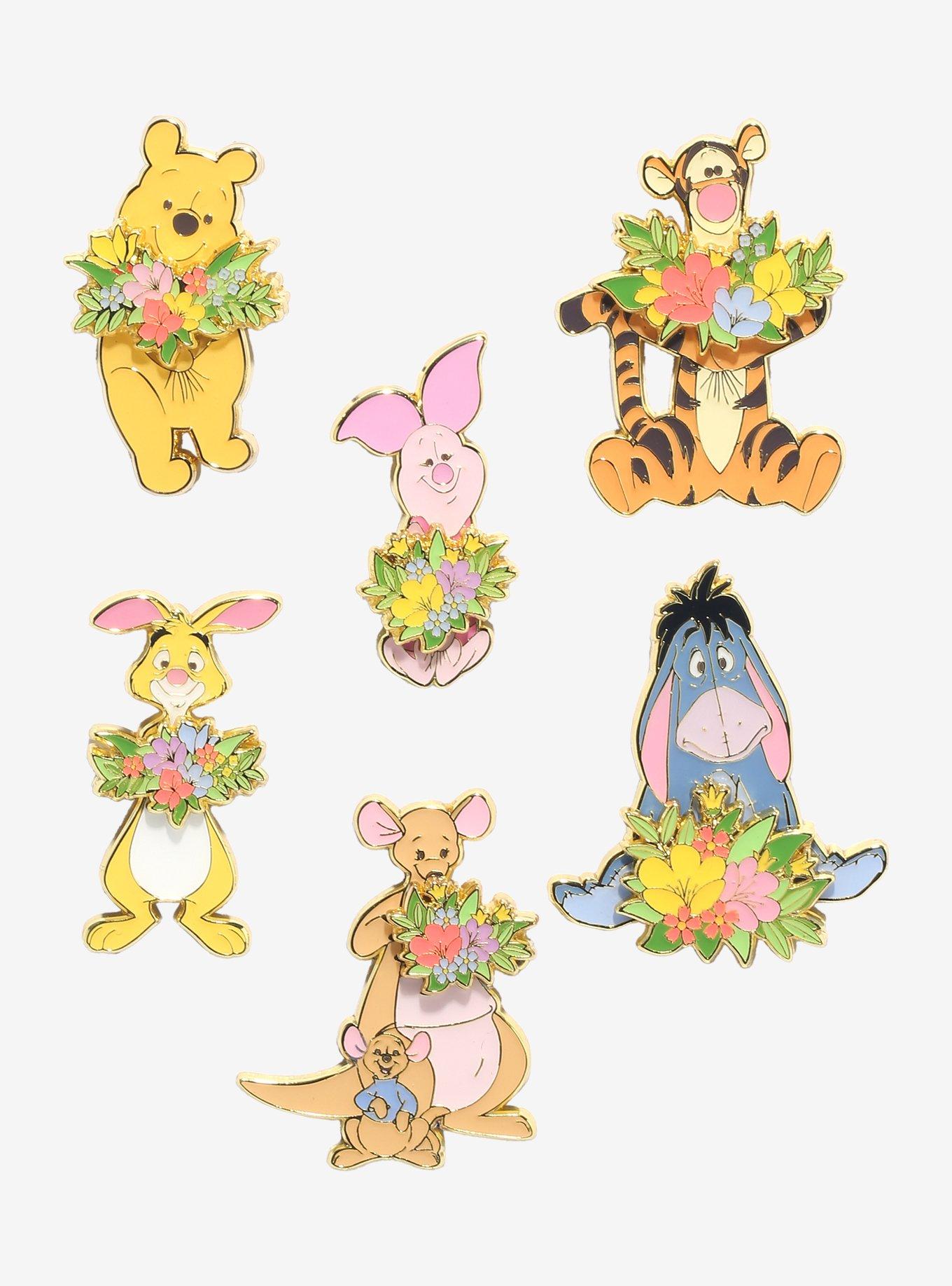 Loungefly Disney Winnie the Pooh Floral Characters Blind Box Enamel Pin - BoxLunch Exclusive, , hi-res