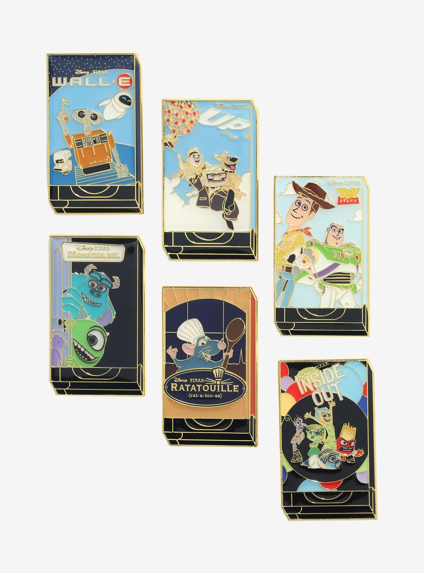 Loungefly Disney Pixar VHS Covers Blind Box Enamel Pin - BoxLunch Exclusive, , hi-res