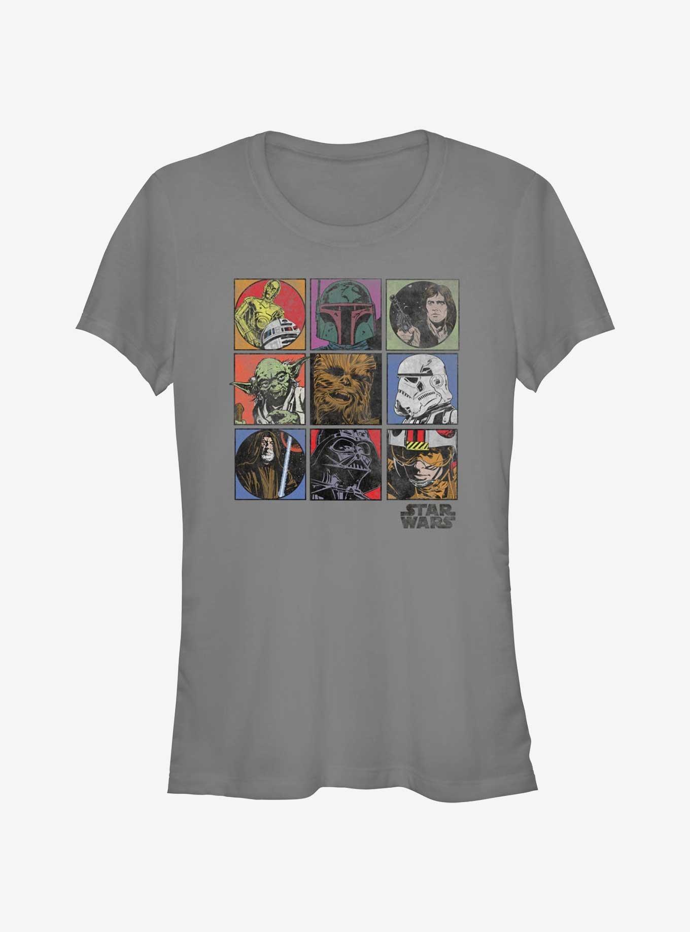 Star Wars Nine Iz Enuff Girls T-Shirt, CHARCOAL, hi-res