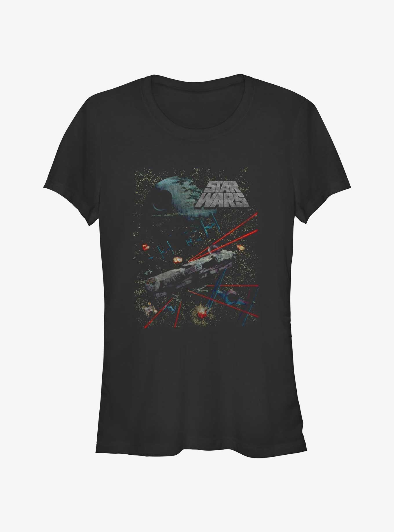 Star Wars Space Tactics Girls T-Shirt, BLACK, hi-res